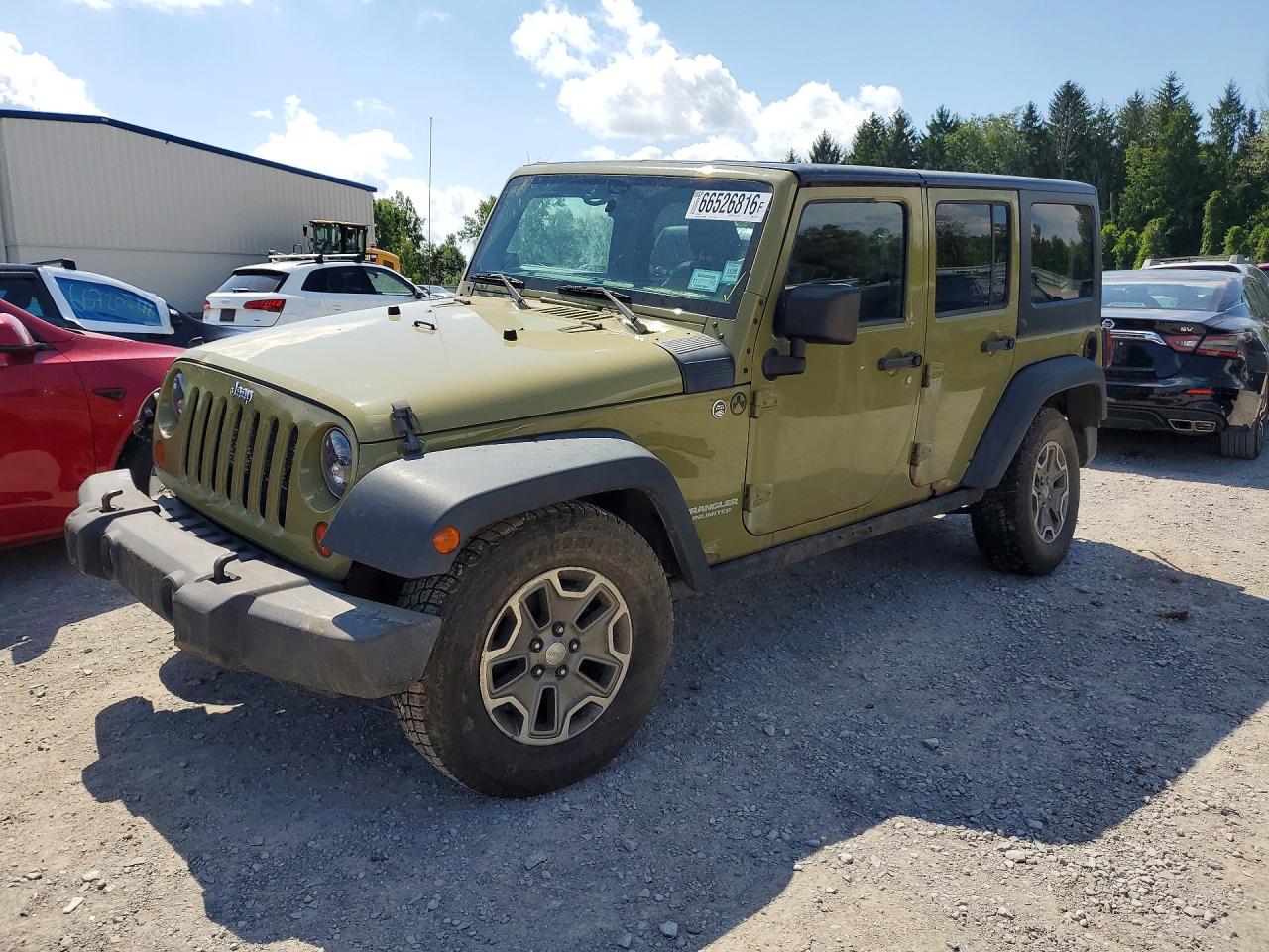 2013 Jeep Wrangler Unlimited Rubicon Green vin: 1C4BJWFG8DL567199
