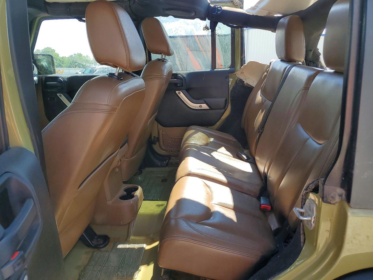 2013 Jeep Wrangler Unlimited Rubicon Green vin: 1C4BJWFG8DL567199