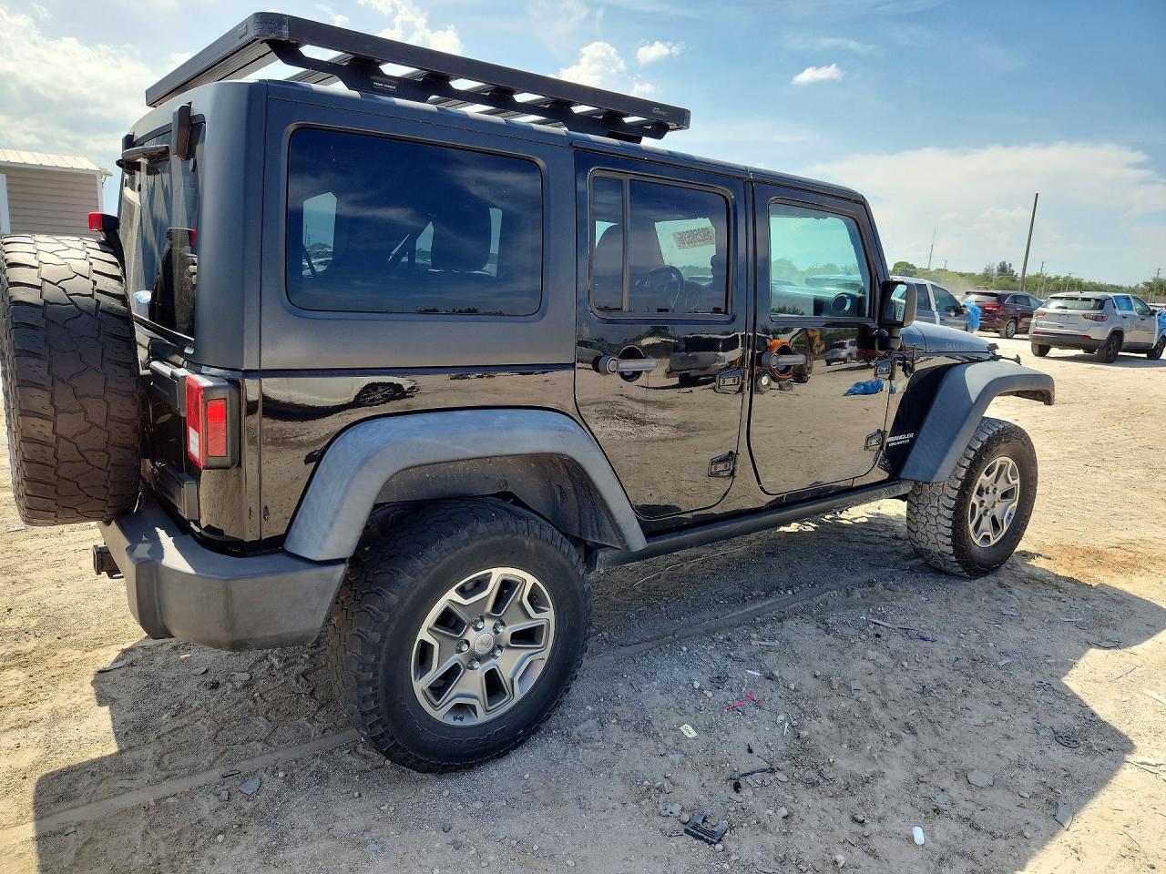2014 Jeep Wrangler Unlimited Rubicon Black vin: 1C4BJWFG8EL234700