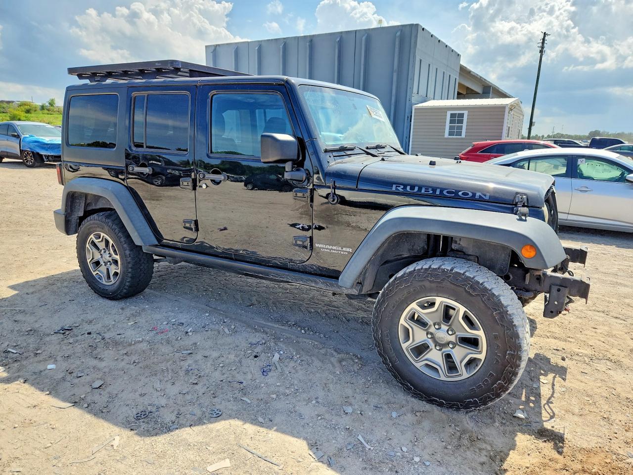 2014 Jeep Wrangler Unlimited Rubicon Black vin: 1C4BJWFG8EL234700
