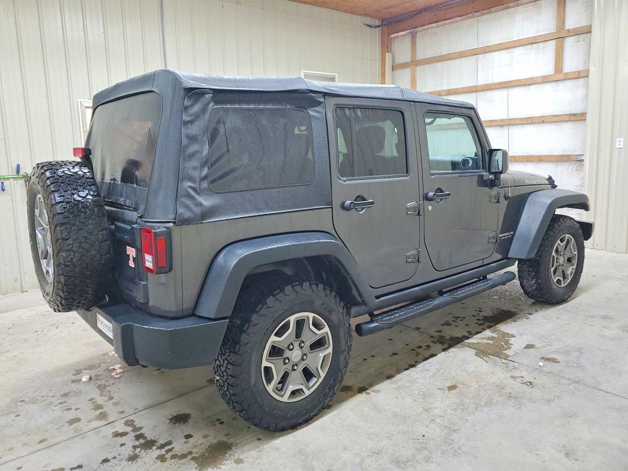 2014 Jeep Wrangler Unlimited Rubicon Charcoal vin: 1C4BJWFG8EL301232