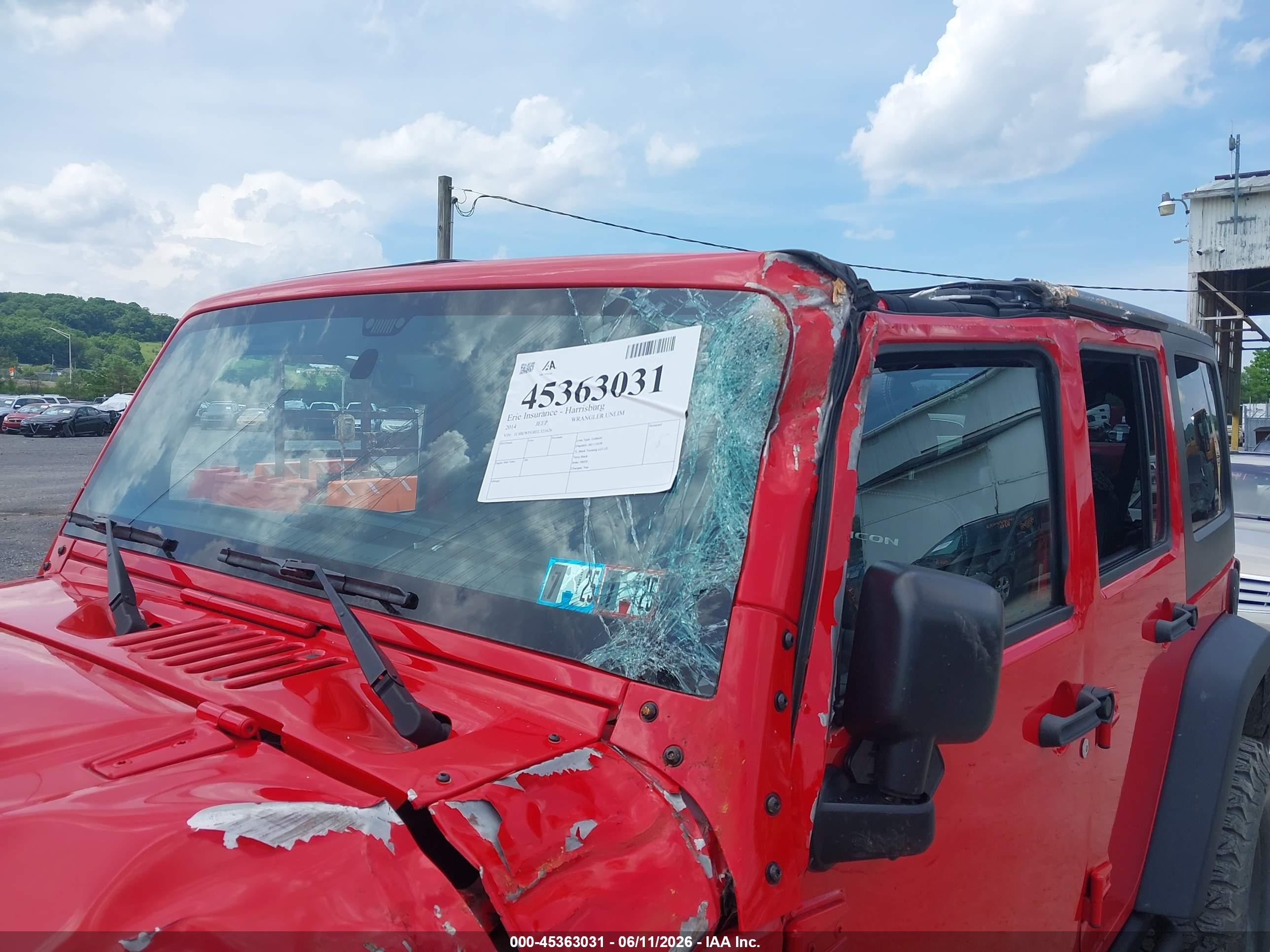 2014 Jeep Wrangler Unlimited Rubicon X Red vin: 1C4BJWFG8EL321626