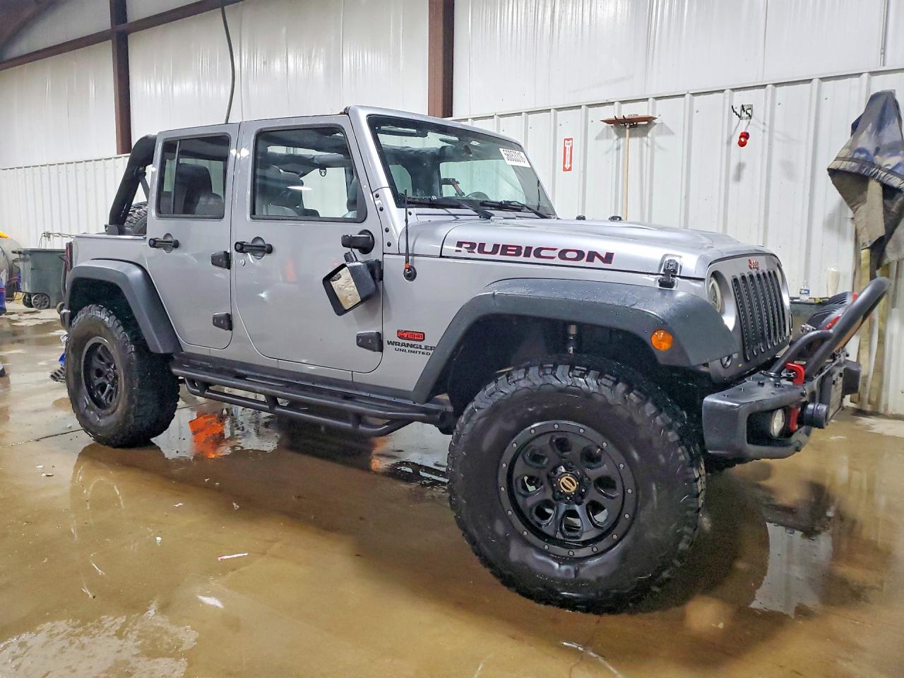 2015 Jeep Wrangler Unlimited Rubicon Silver vin: 1C4BJWFG8FL544427