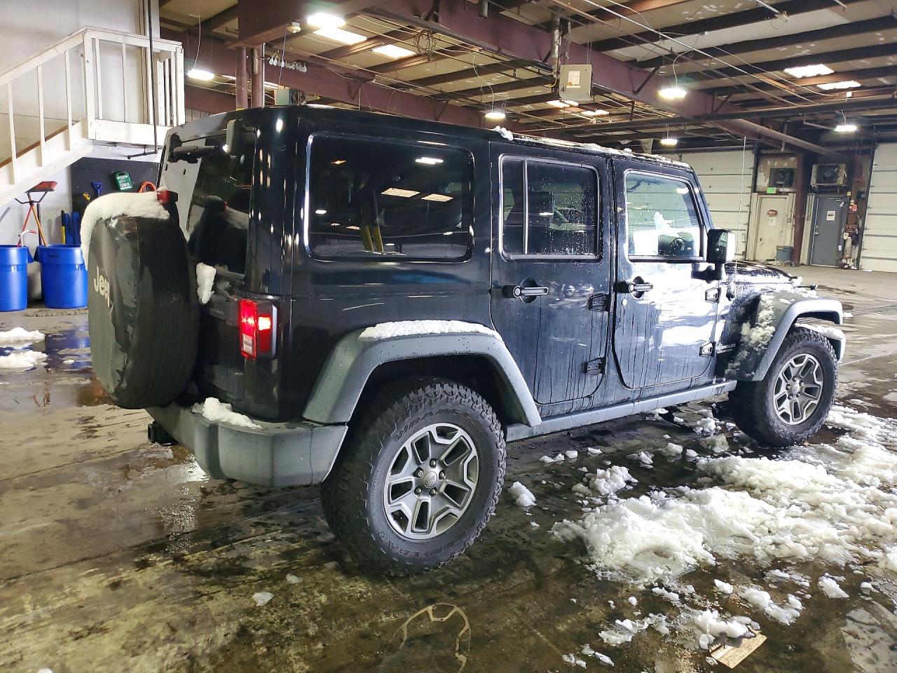 2015 Jeep Wrangler Unlimited Rubicon Black vin: 1C4BJWFG8FL558585