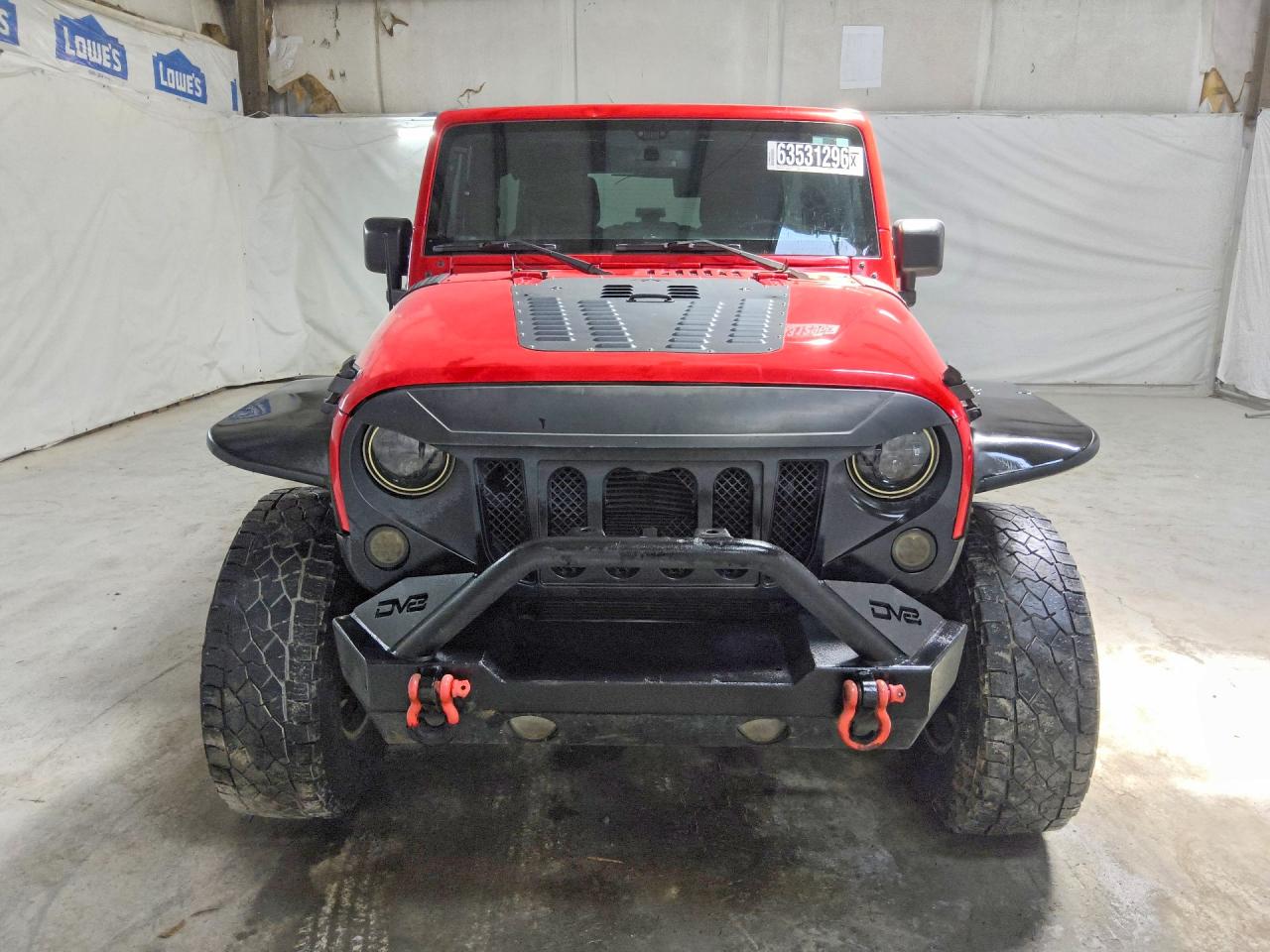 2015 Jeep Wrangler Unlimited Rubicon Red vin: 1C4BJWFG8FL598102