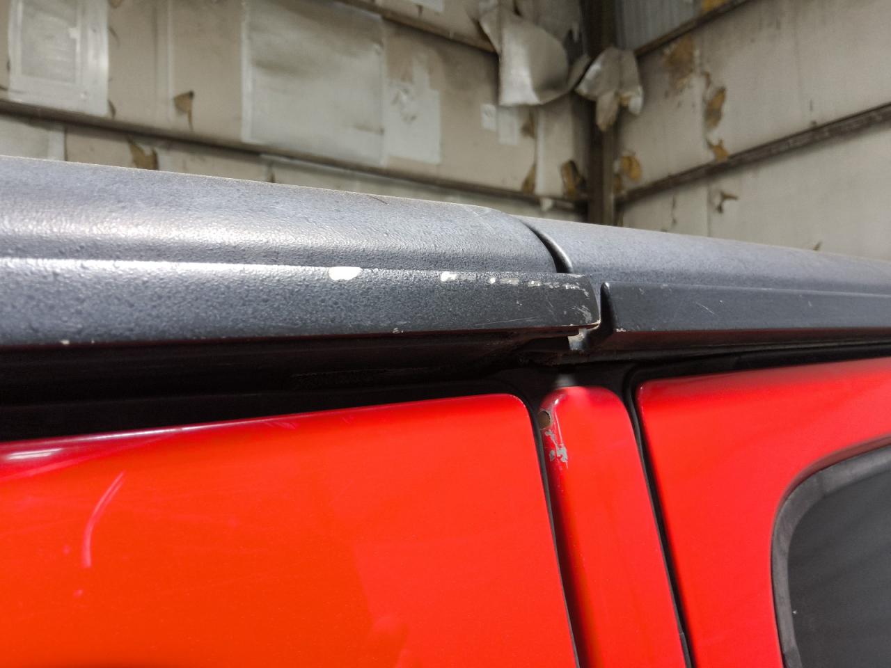 2015 Jeep Wrangler Unlimited Rubicon Red vin: 1C4BJWFG8FL598102 Damage: Left Drip Rail, Chipped, 3