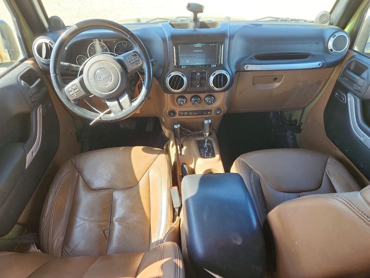 2013 Jeep Wrangler Unlimited Rubicon Green vin: 1C4BJWFG9DL577899