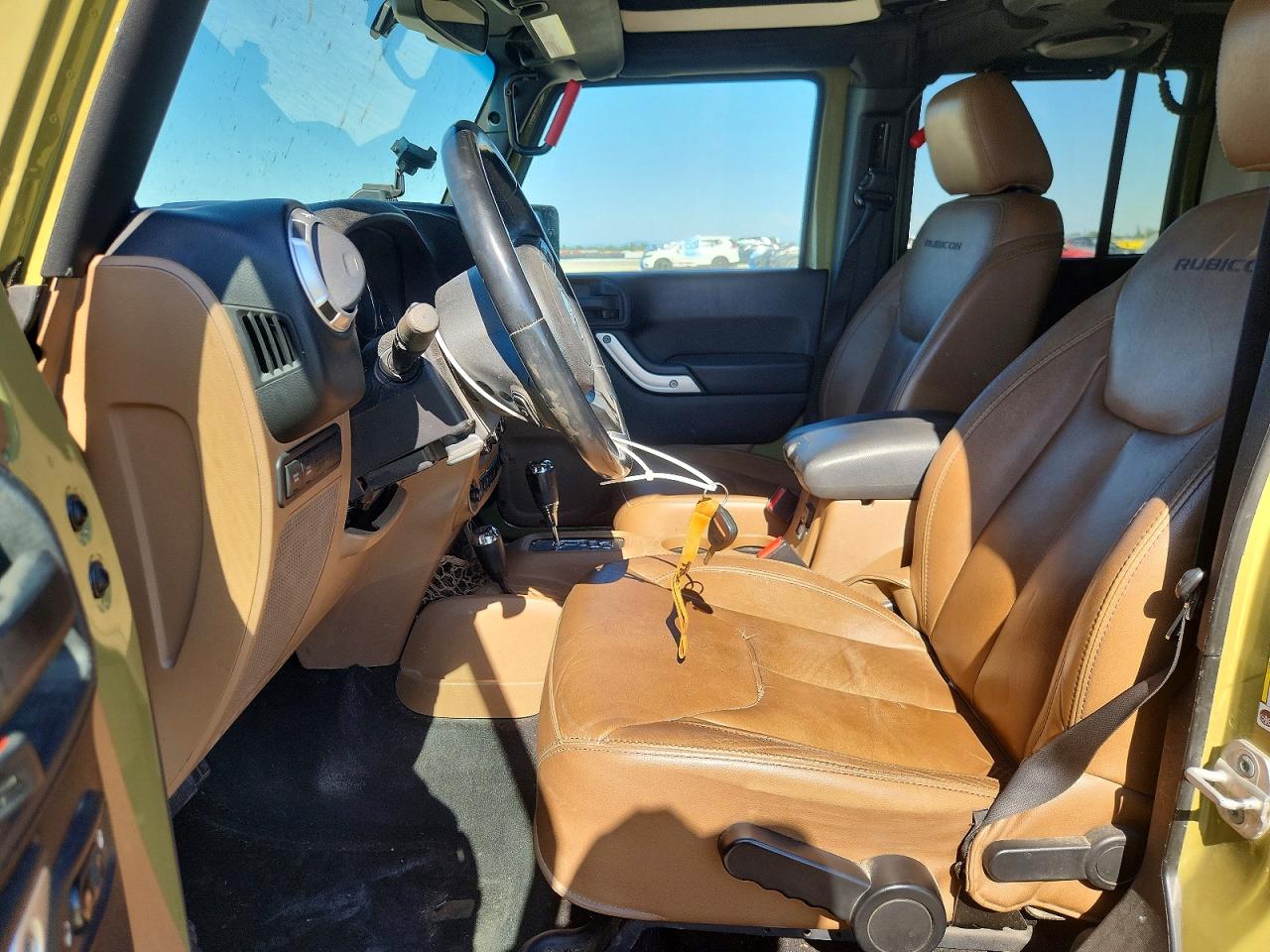 2013 Jeep Wrangler Unlimited Rubicon Green vin: 1C4BJWFG9DL577899
