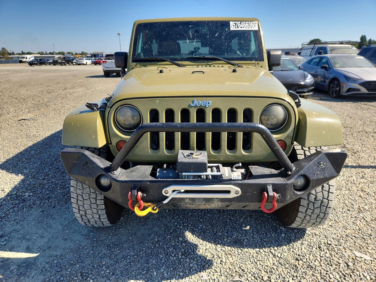 2013 Jeep Wrangler Unlimited Rubicon Green vin: 1C4BJWFG9DL577899