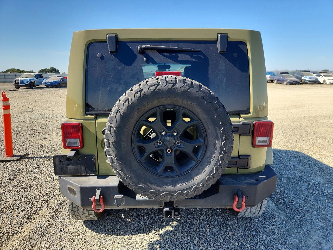 2013 Jeep Wrangler Unlimited Rubicon Green vin: 1C4BJWFG9DL577899