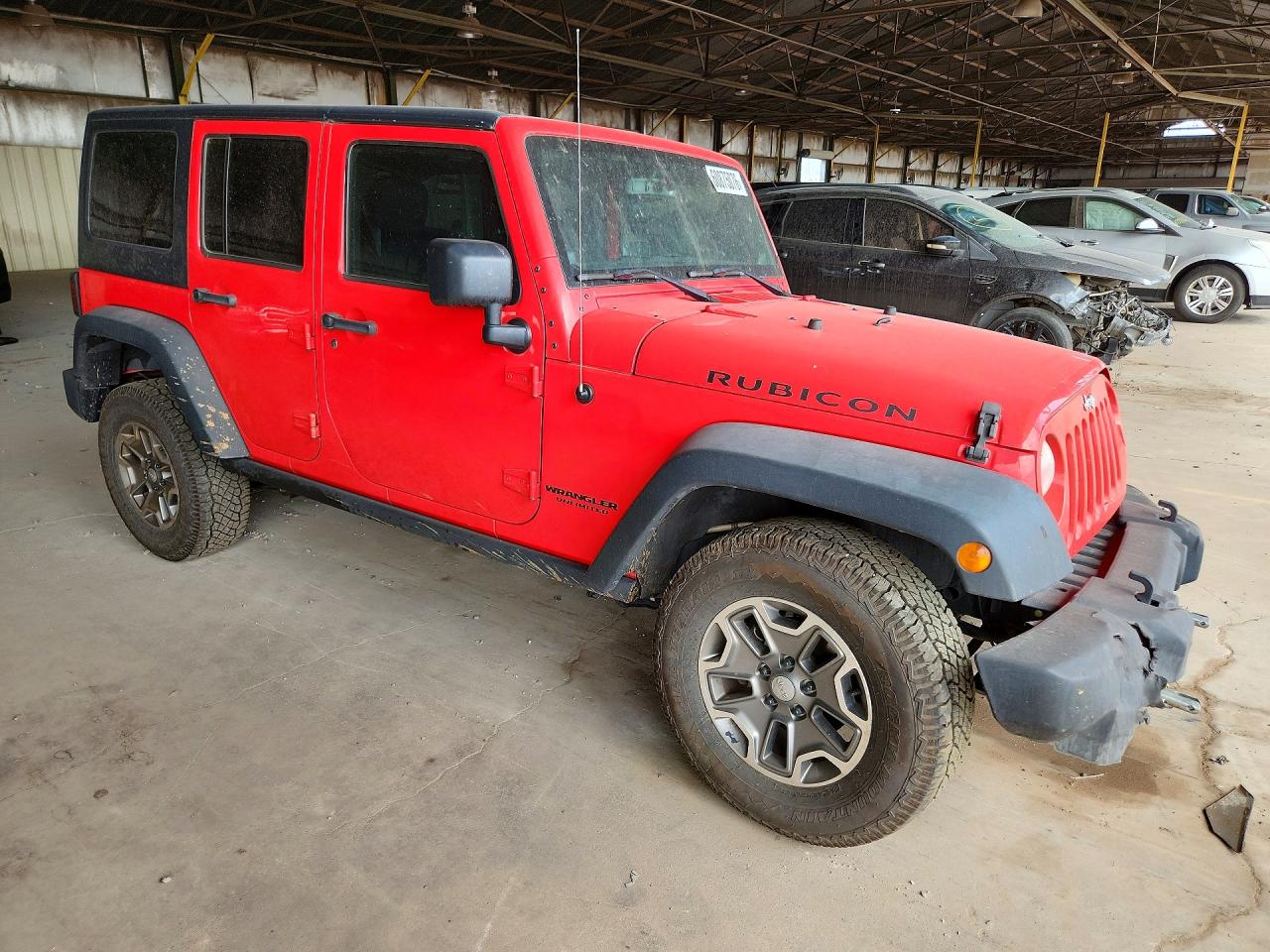2013 Jeep Wrangler Unlimited Rubicon Red vin: 1C4BJWFG9DL615390