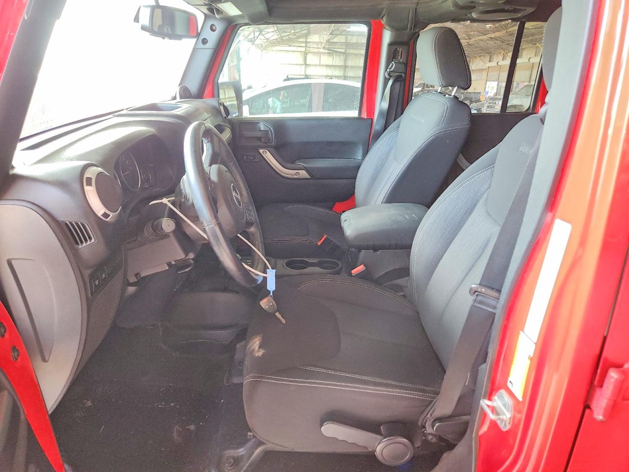 2013 Jeep Wrangler Unlimited Rubicon Red vin: 1C4BJWFG9DL615390