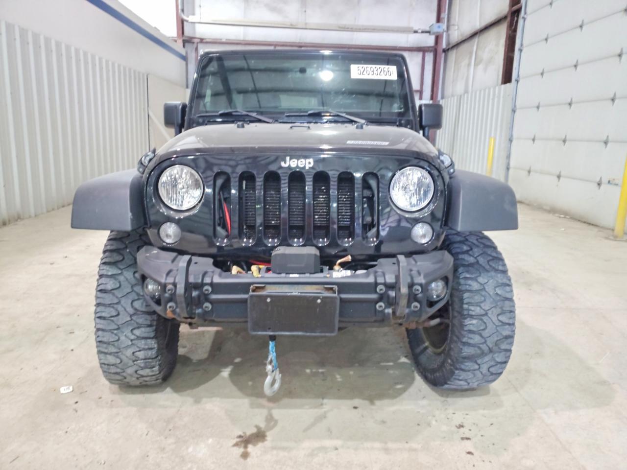 2014 Jeep Wrangler Unlimited Rubicon Black vin: 1C4BJWFG9EL180307