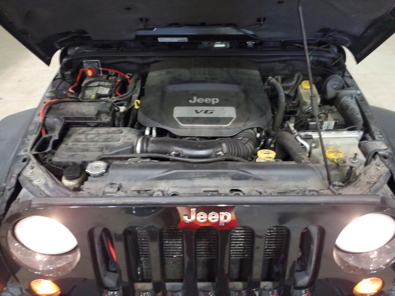 2014 Jeep Wrangler Unlimited Rubicon Black vin: 1C4BJWFG9EL180307