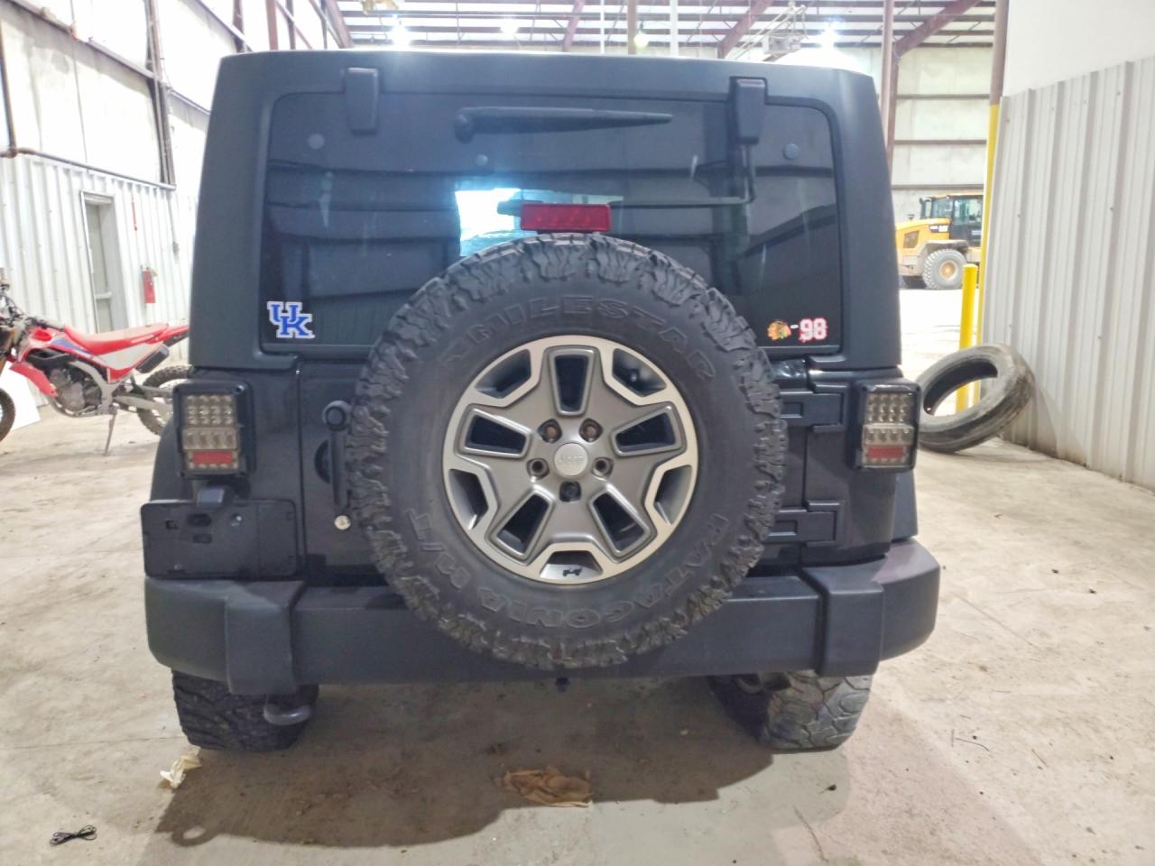 2014 Jeep Wrangler Unlimited Rubicon Black vin: 1C4BJWFG9EL180307