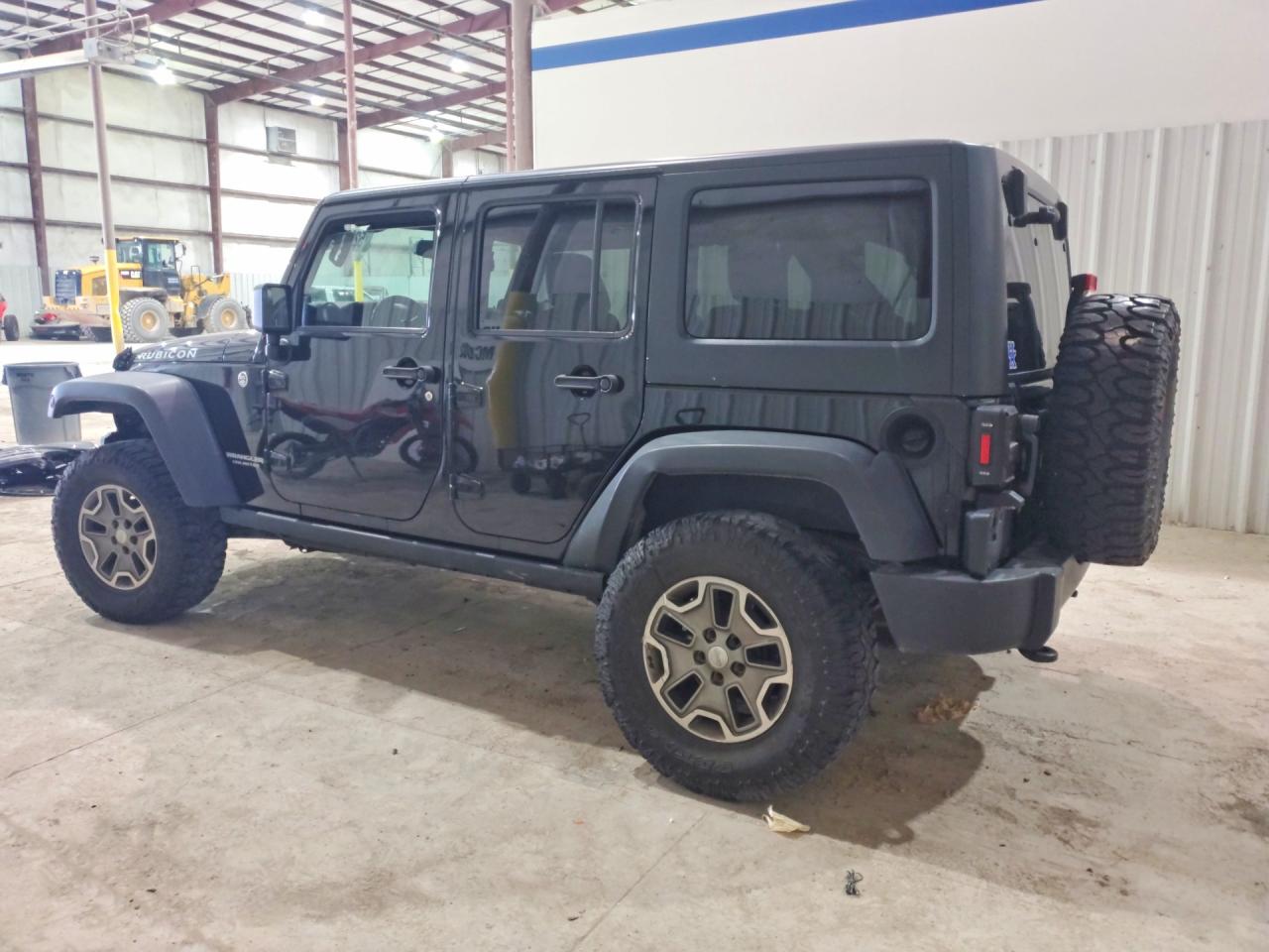 2014 Jeep Wrangler Unlimited Rubicon Black vin: 1C4BJWFG9EL180307