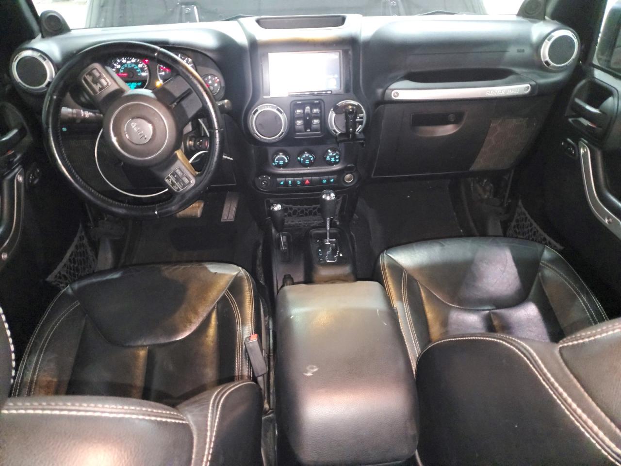 2014 Jeep Wrangler Unlimited Rubicon Black vin: 1C4BJWFG9EL180307