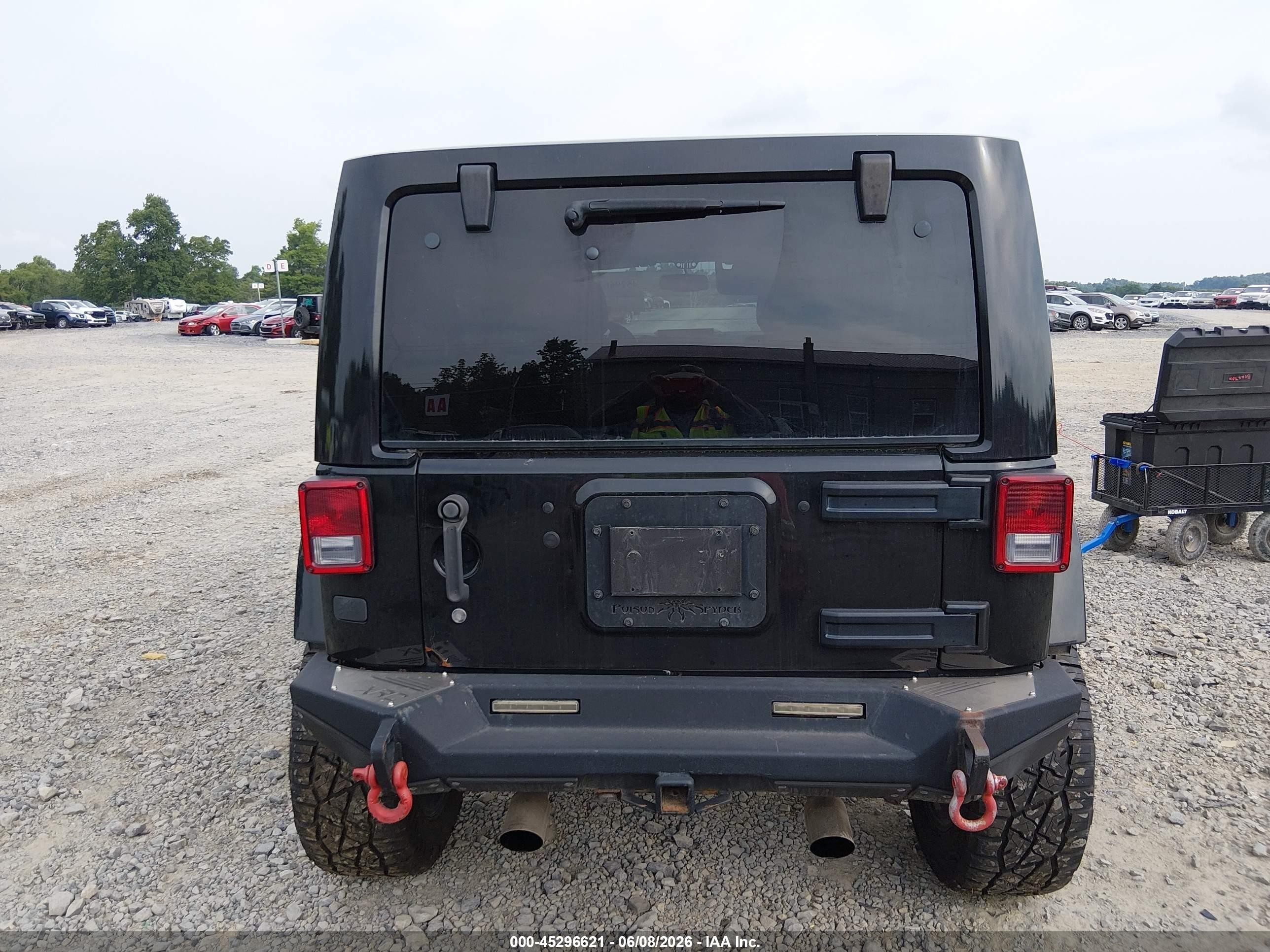 2014 Jeep Wrangler Unlimited Rubicon Black vin: 1C4BJWFG9EL296171