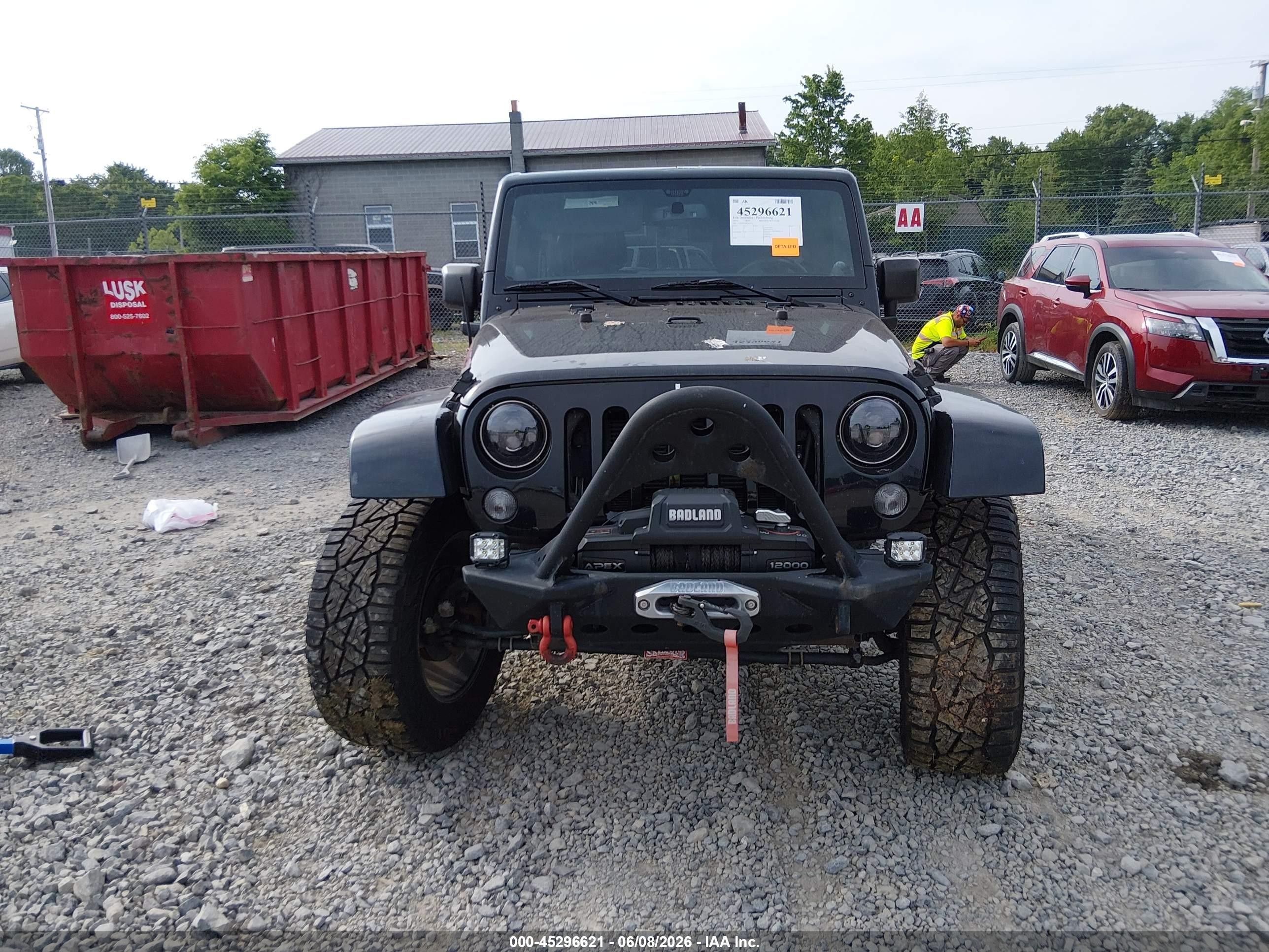 2014 Jeep Wrangler Unlimited Rubicon Black vin: 1C4BJWFG9EL296171