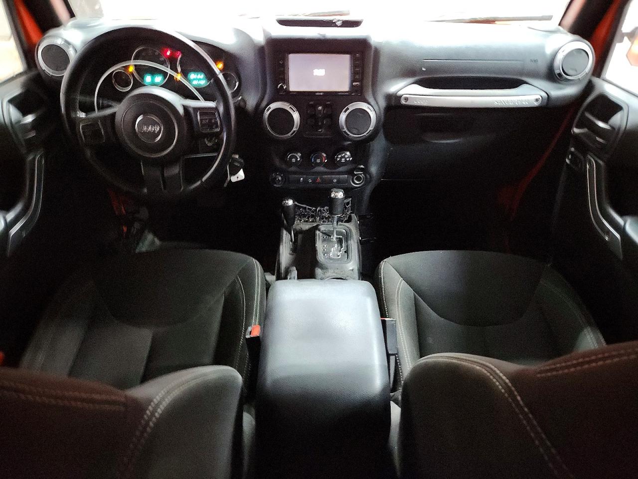 2015 Jeep Wrangler Unlimited Rubicon Orange vin: 1C4BJWFG9FL697916