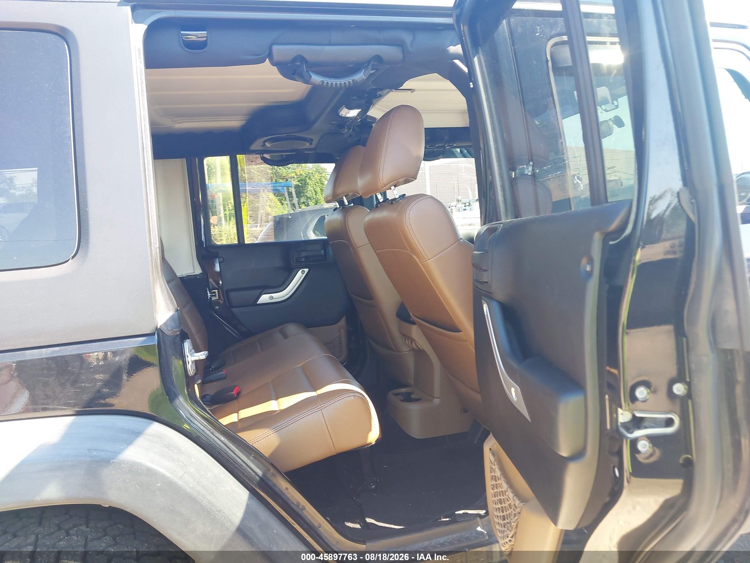 2012 Jeep Wrangler Unlimited Rubicon Black vin: 1C4BJWFGXCL125331