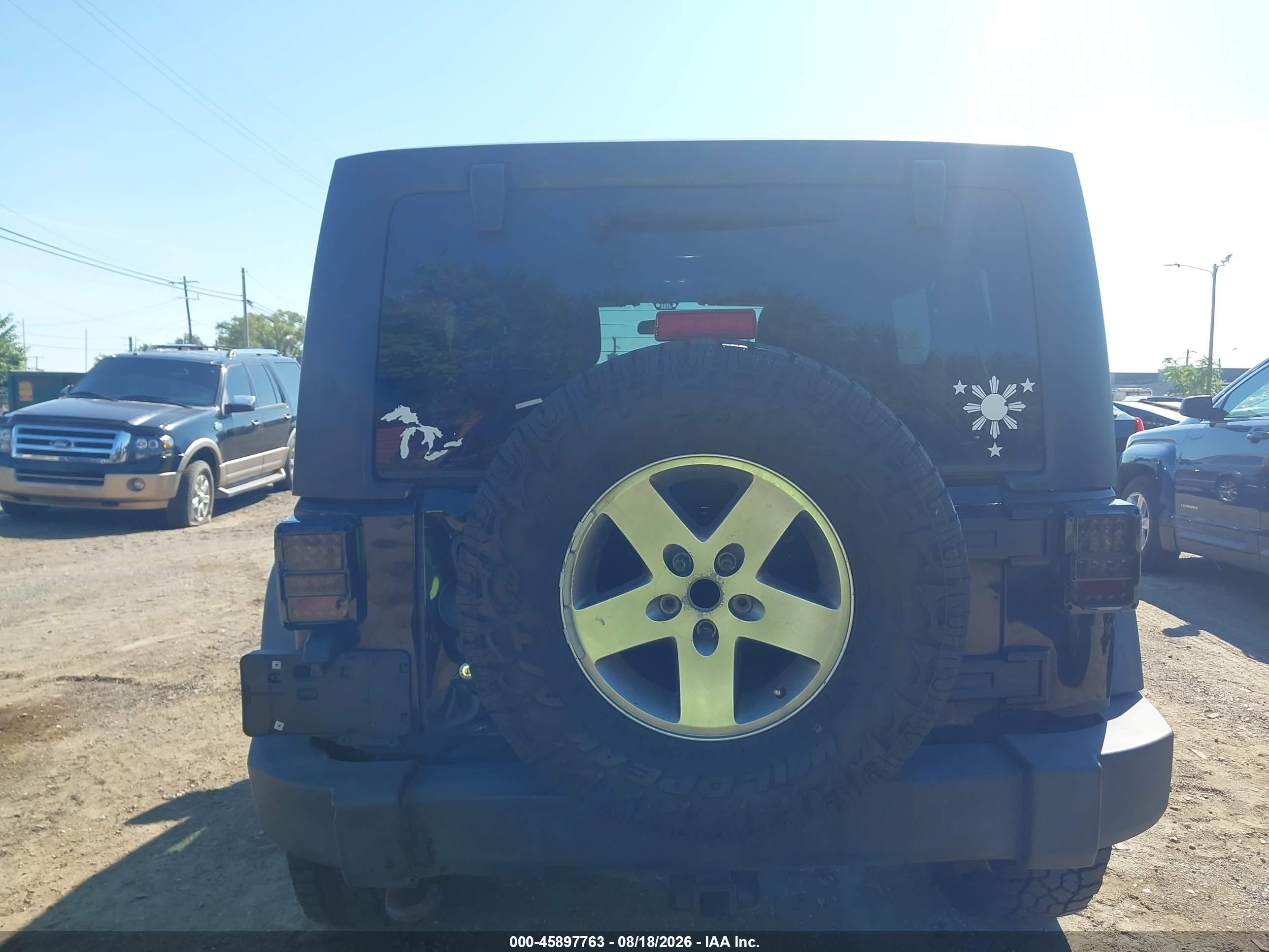 2012 Jeep Wrangler Unlimited Rubicon Black vin: 1C4BJWFGXCL125331