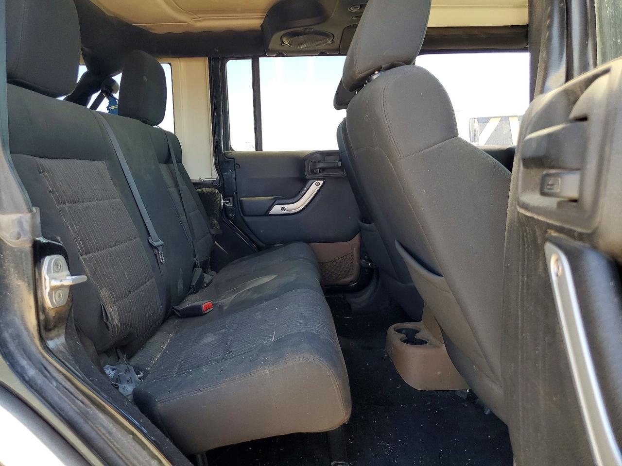 2012 Jeep Wrangler Unlimited Rubicon Black vin: 1C4BJWFGXCL178580