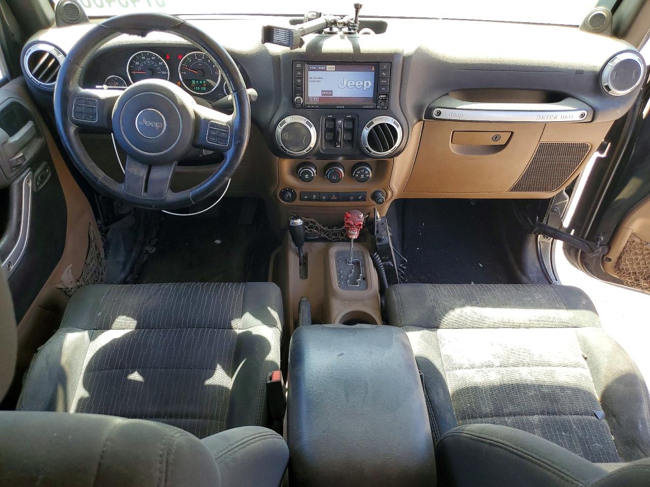 2012 Jeep Wrangler Unlimited Rubicon Black vin: 1C4BJWFGXCL178580