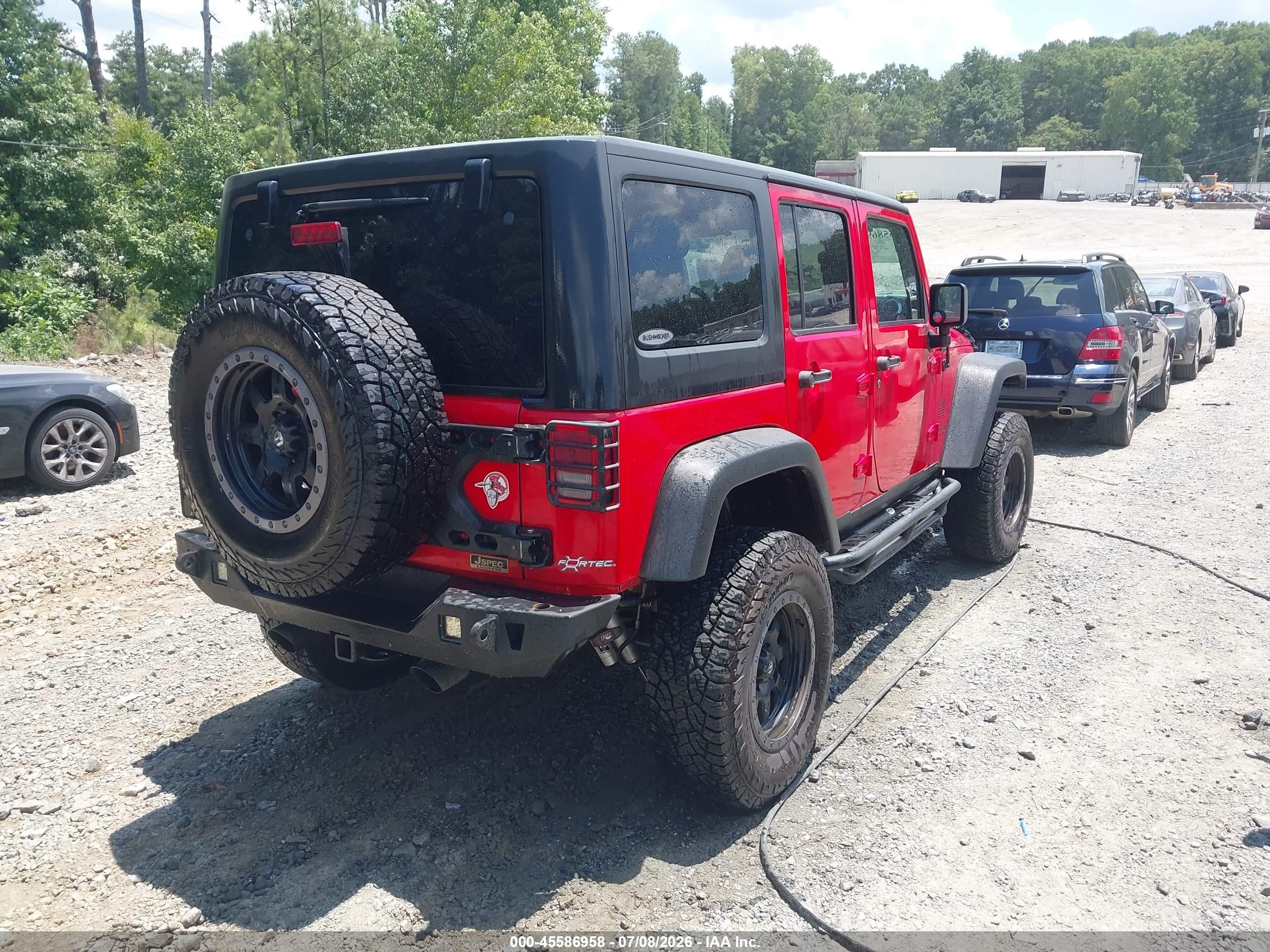2015 Jeep Wrangler Unlimited Rubicon Red vin: 1C4BJWFGXFL562119