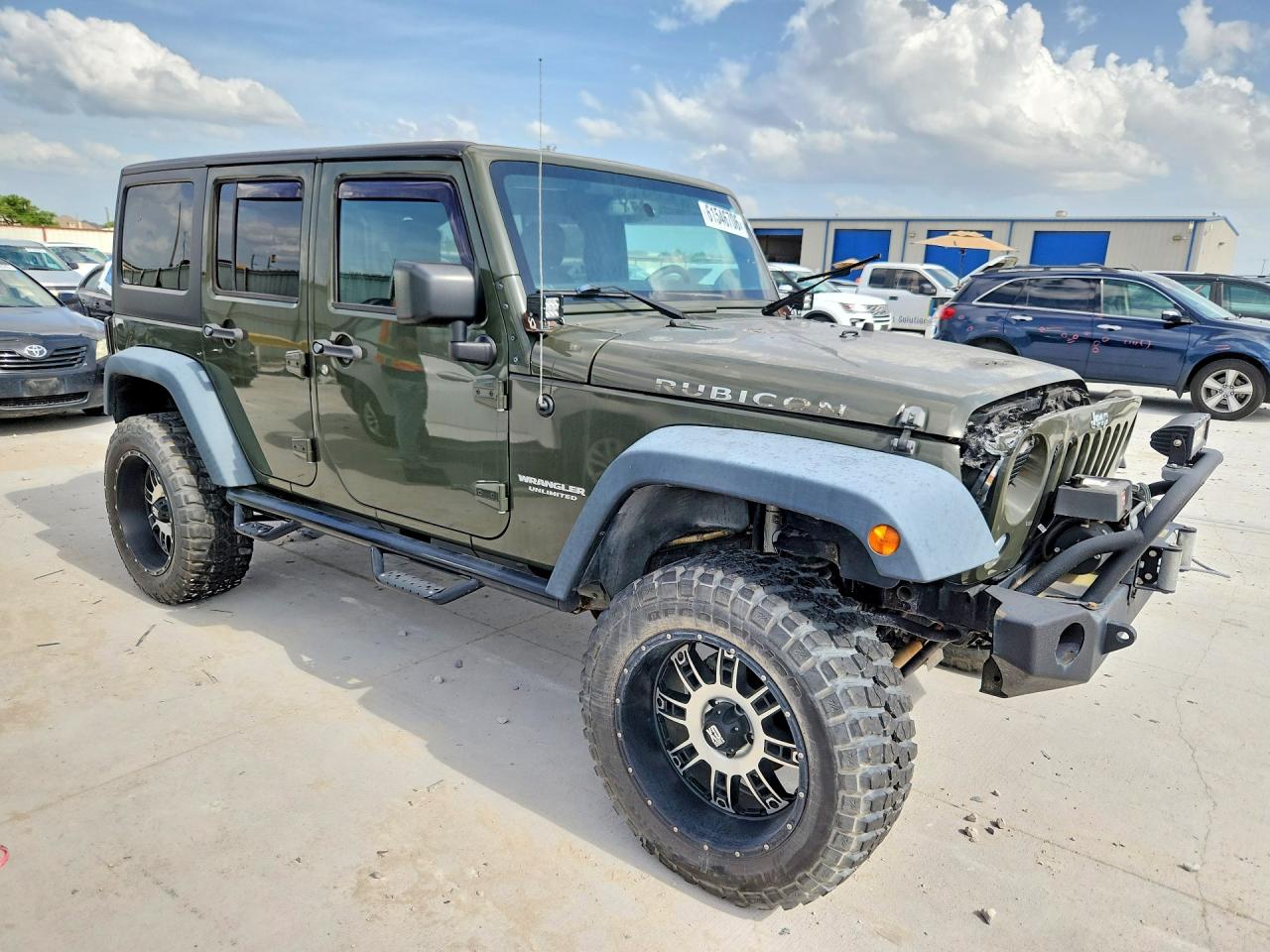 2015 Jeep Wrangler Unlimited Rubicon Green vin: 1C4BJWFGXFL743401