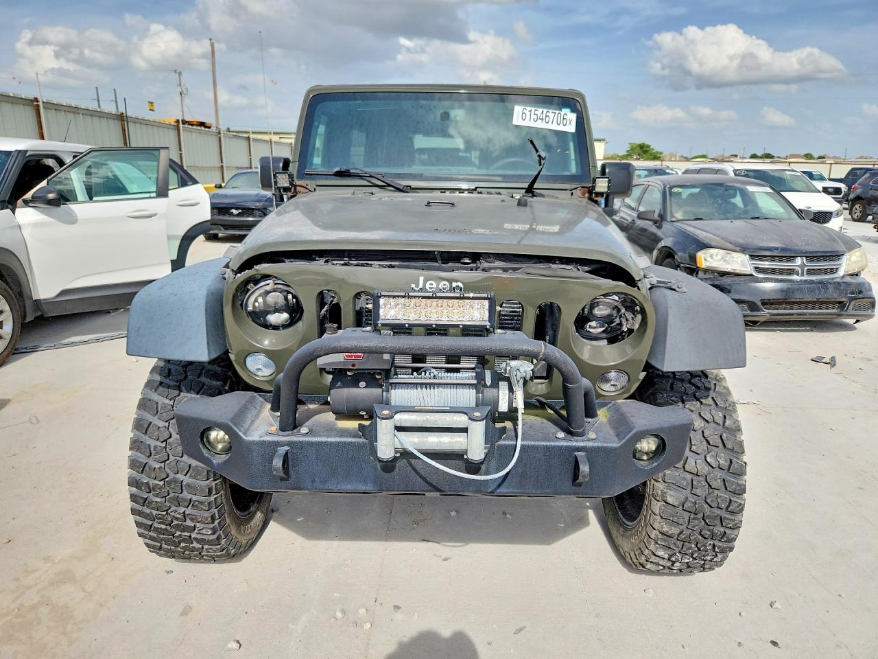2015 Jeep Wrangler Unlimited Rubicon Green vin: 1C4BJWFGXFL743401