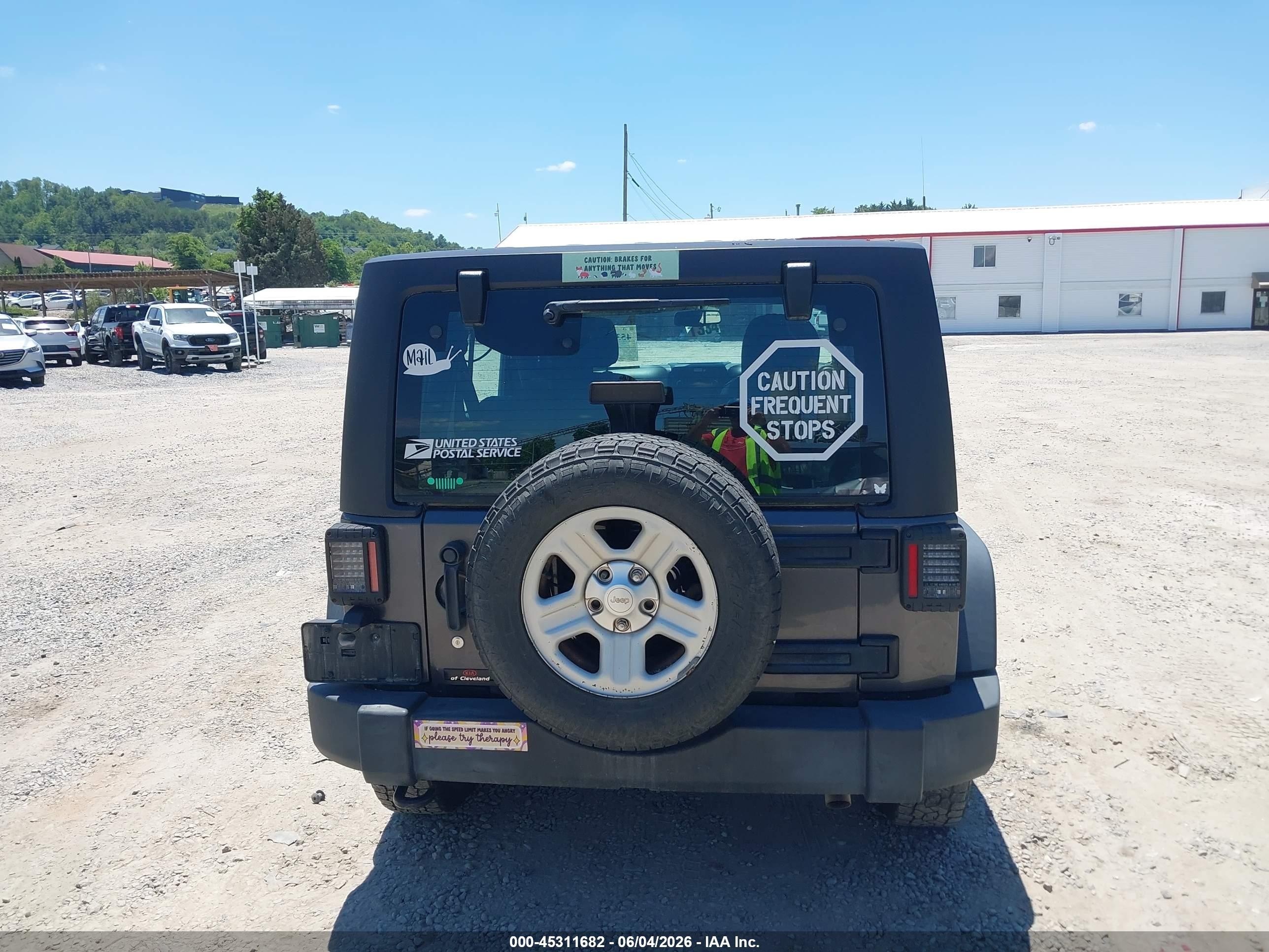 2017 Jeep Wrangler Unlimited Sport Rhd 4x4 Gray vin: 1C4BJWKG0HL735901