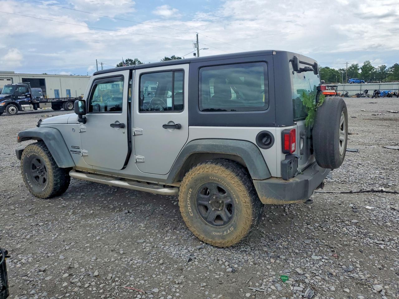 2012 Jeep Wrangler Unlimited Sport Серый vin: 1C4BJWKG5CL242725
