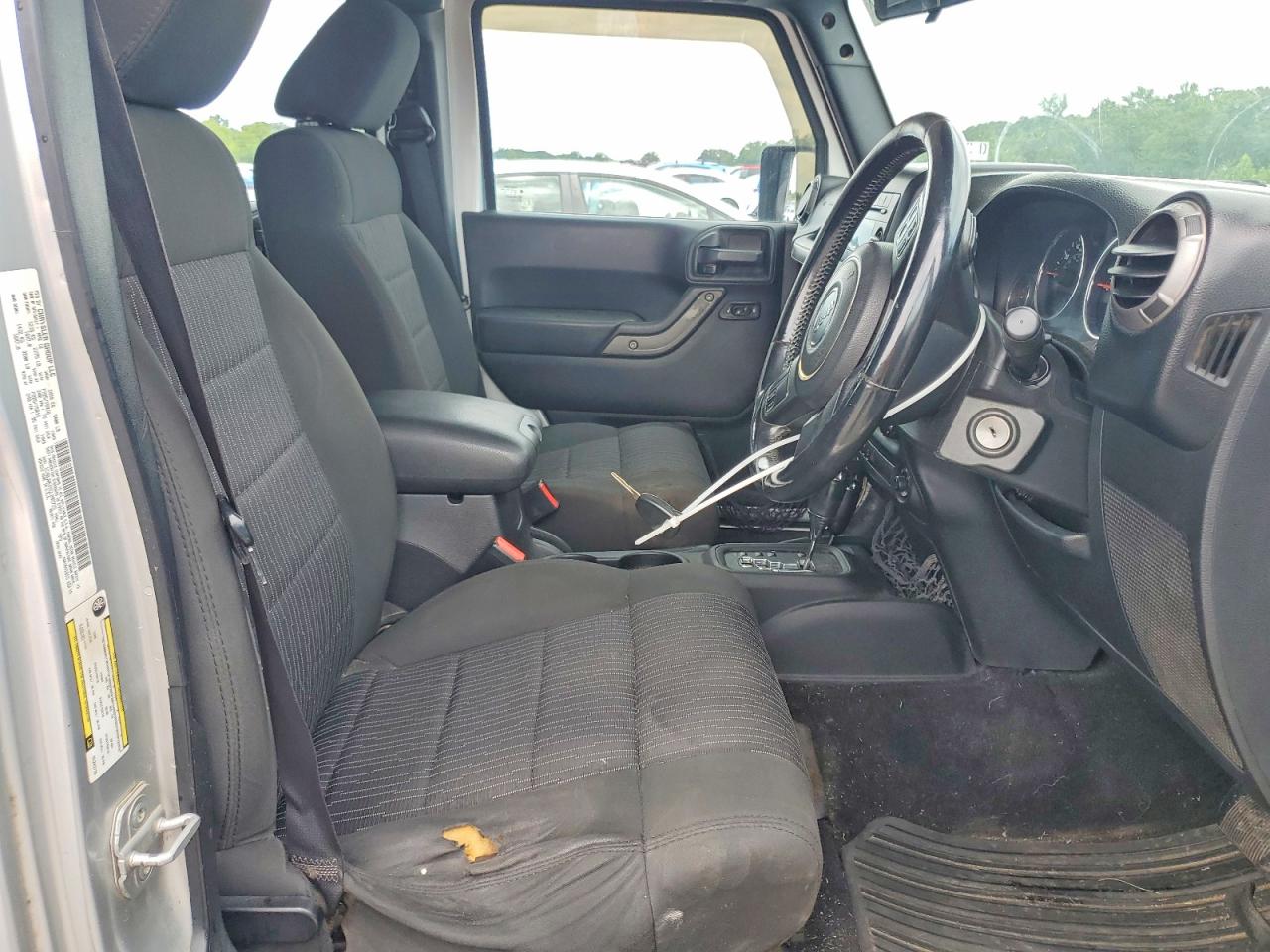 2012 Jeep Wrangler Unlimited Sport Серый vin: 1C4BJWKG5CL242725