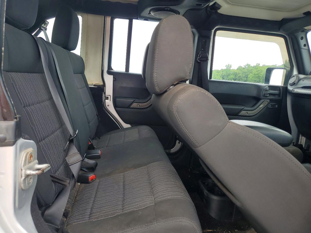 2012 Jeep Wrangler Unlimited Sport Серый vin: 1C4BJWKG5CL242725