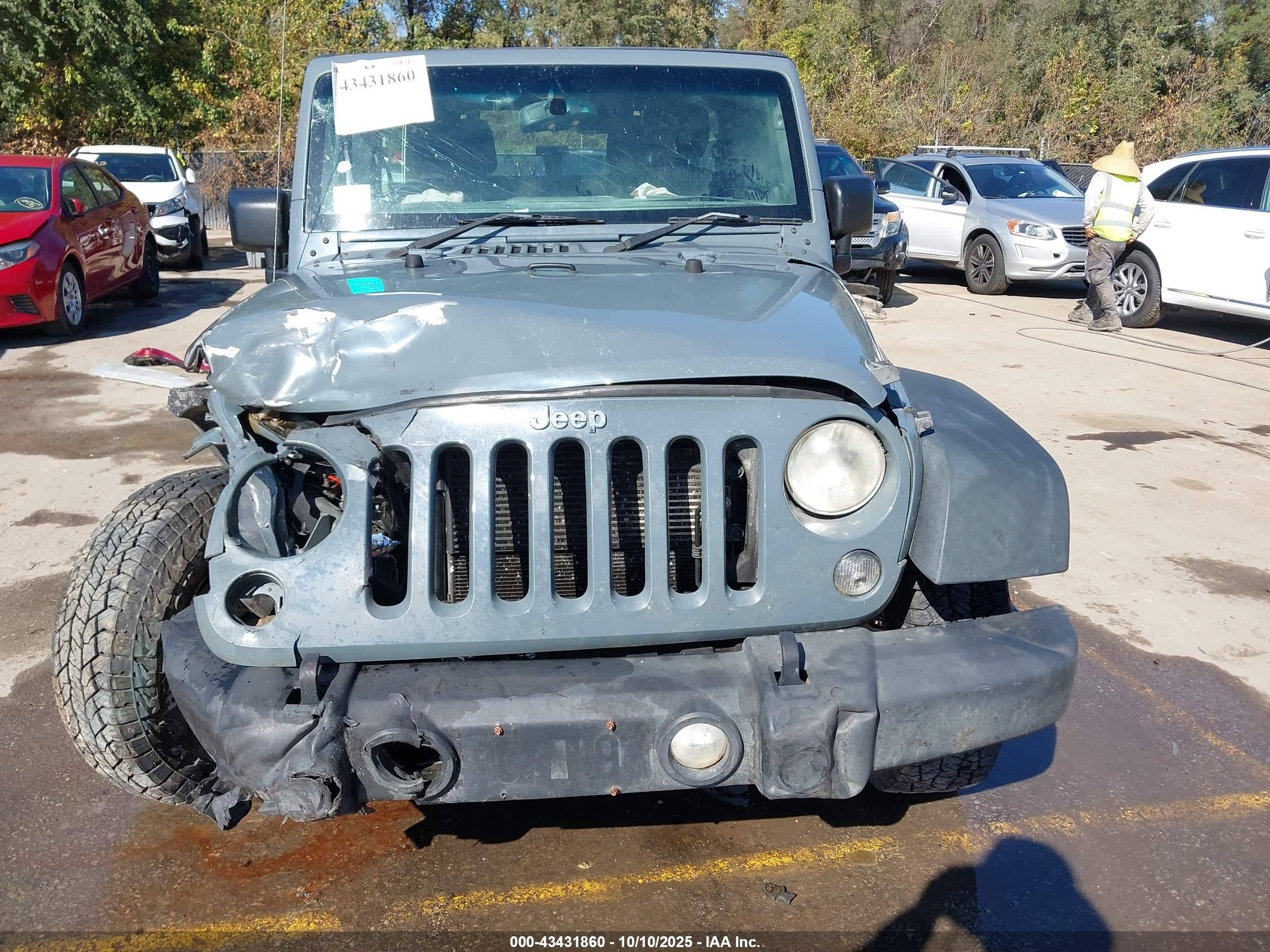 2014 Jeep Wrangler Unlimited Sport Rhd Серый vin: 1C4BJWKG5EL262766