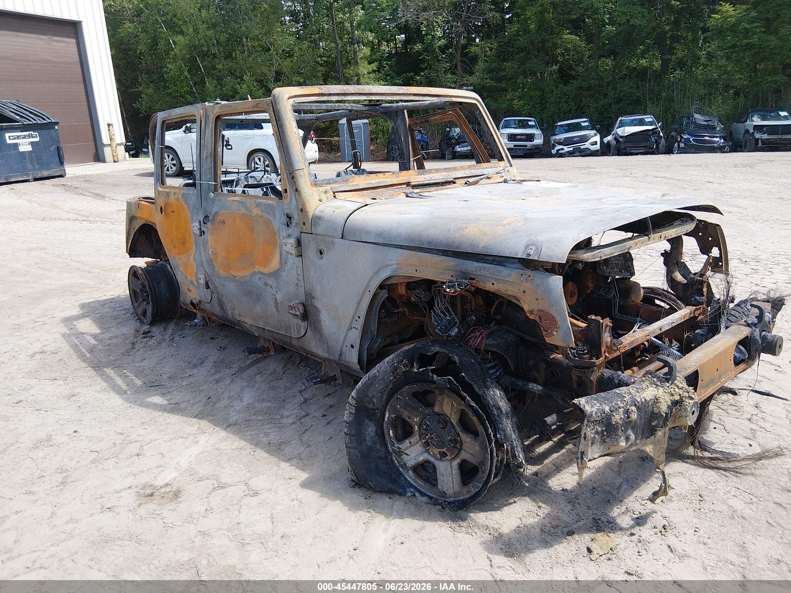 2012 Jeep Wrangler Unlimited Sport Rhd White vin: 1C4BJWKG7CL145669