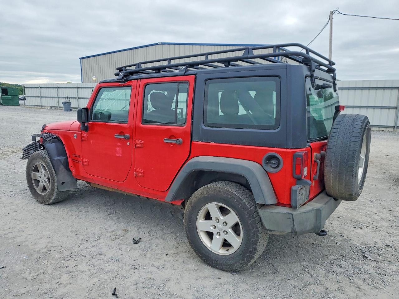 2015 Jeep Wrangler Unlimited Sport Red vin: 1C4BJWKG7FL686404