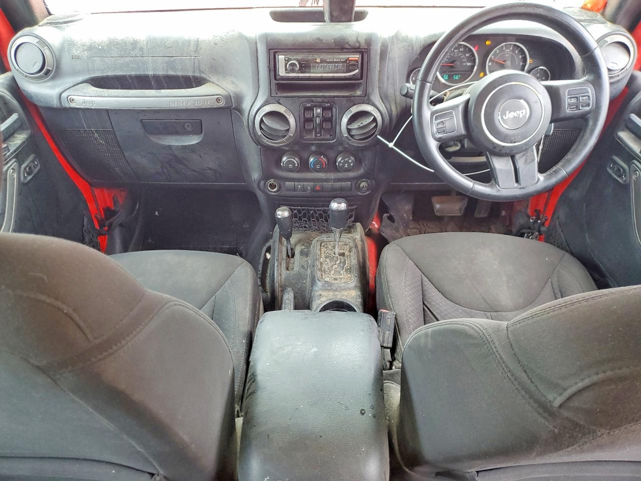 2015 Jeep Wrangler Unlimited Sport Red vin: 1C4BJWKG7FL686404