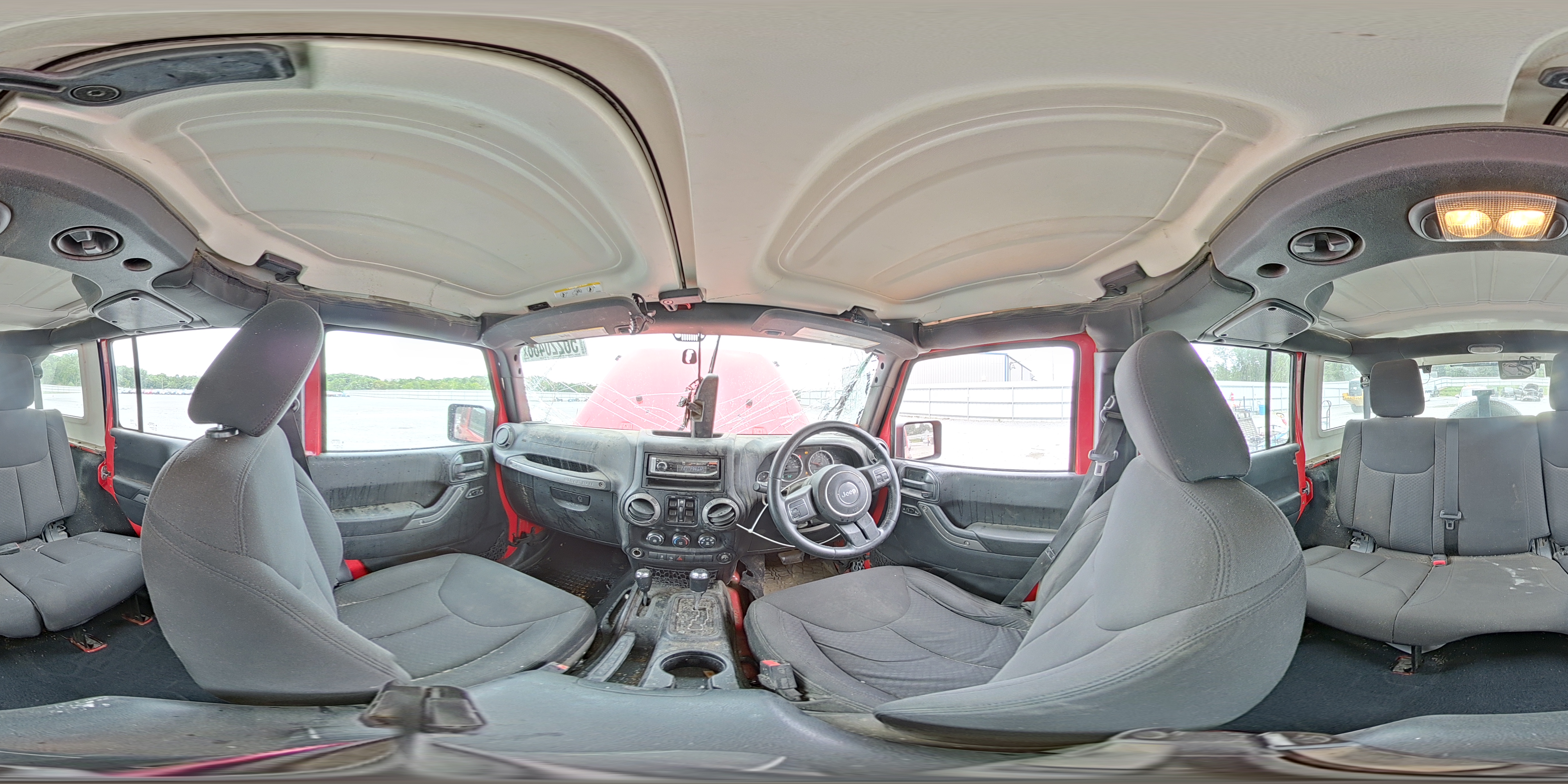 2015 Jeep Wrangler Unlimited Sport Red vin: 1C4BJWKG7FL686404