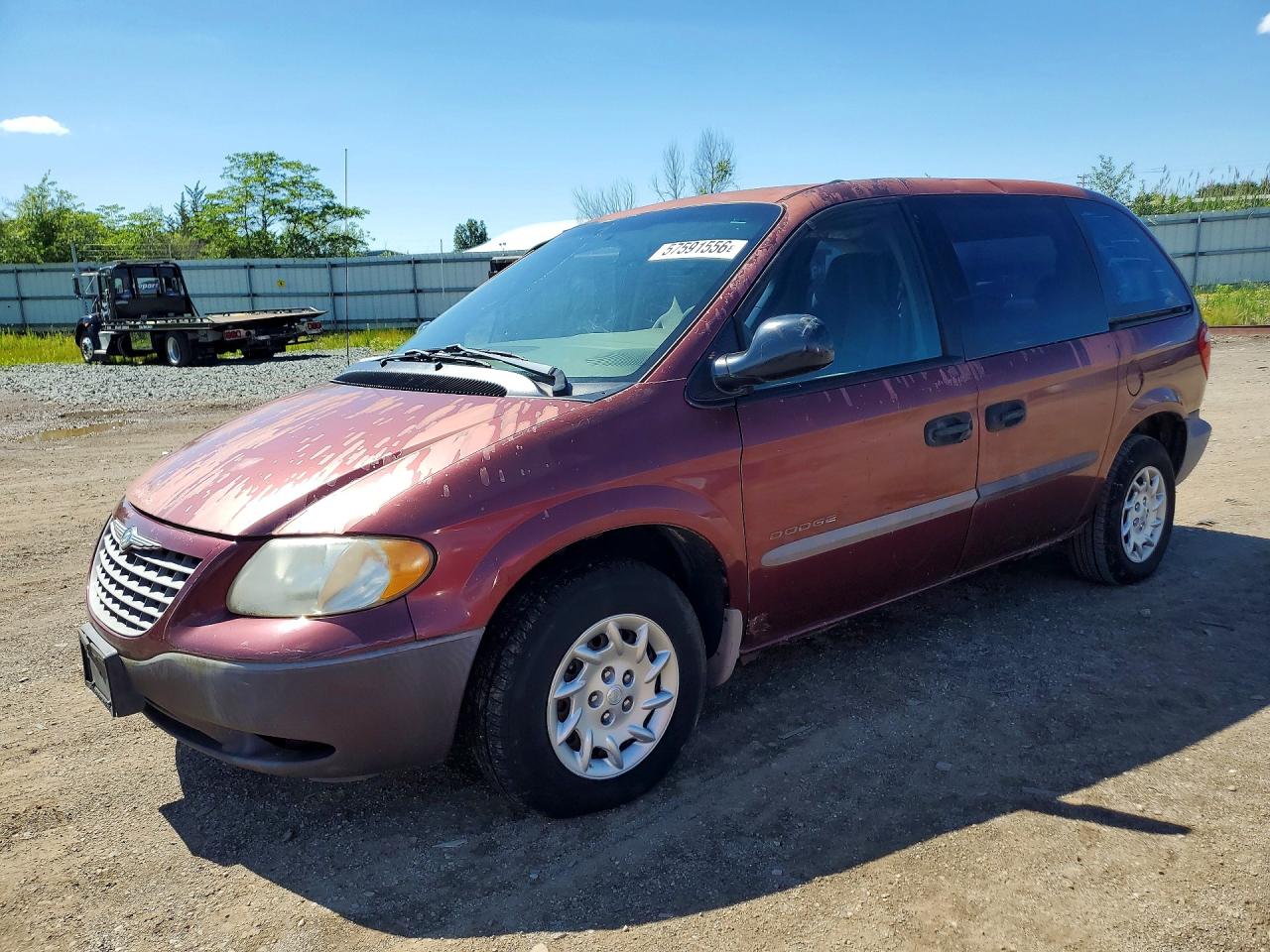 2002 Chrysler Voyager Бордовый vin: 1C4GJ25B32B521710