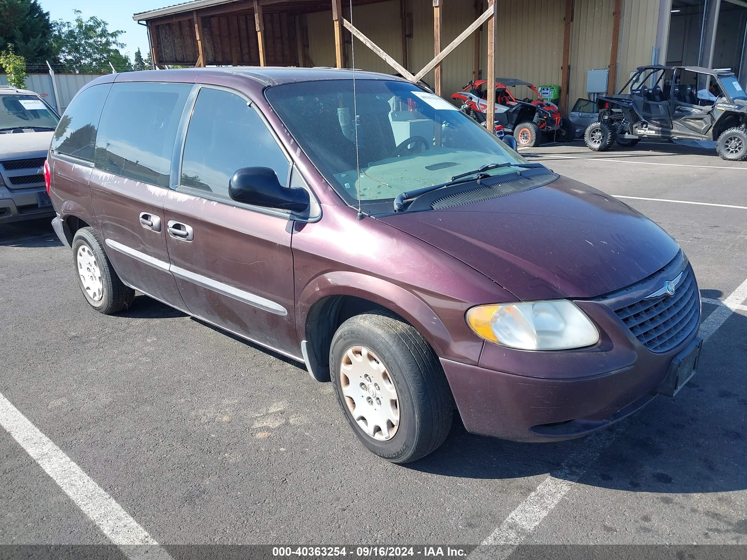 Price & History 2003 Chrysler Voyager 2.4l I-4 Dohc, 150hp vin