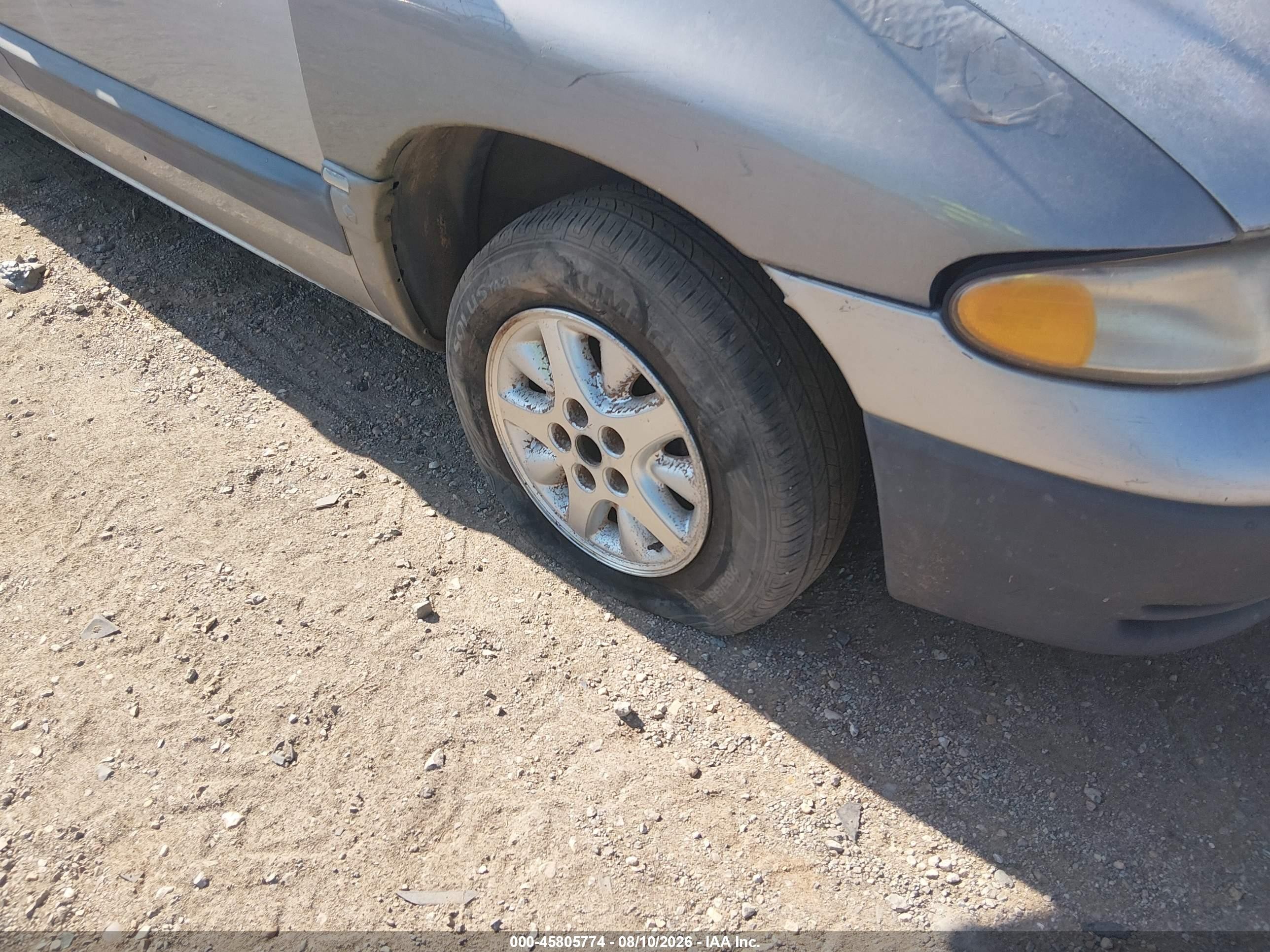 2000 Chrysler Grand Voyager Se Silver vin: 1C4GJ44G0YB700076