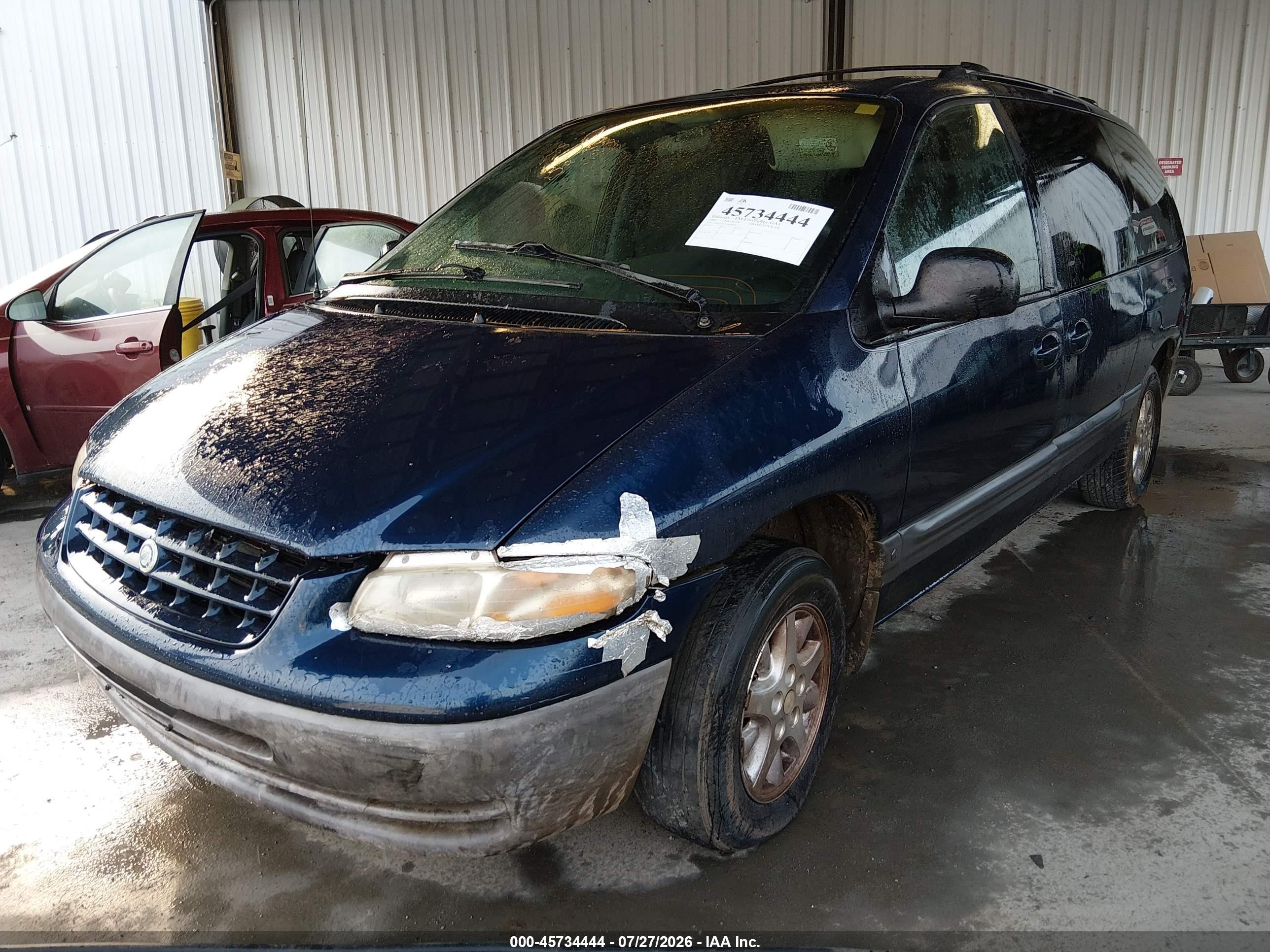 2000 Chrysler Grand Voyager Se Blue vin: 1C4GJ44G1YB628918
