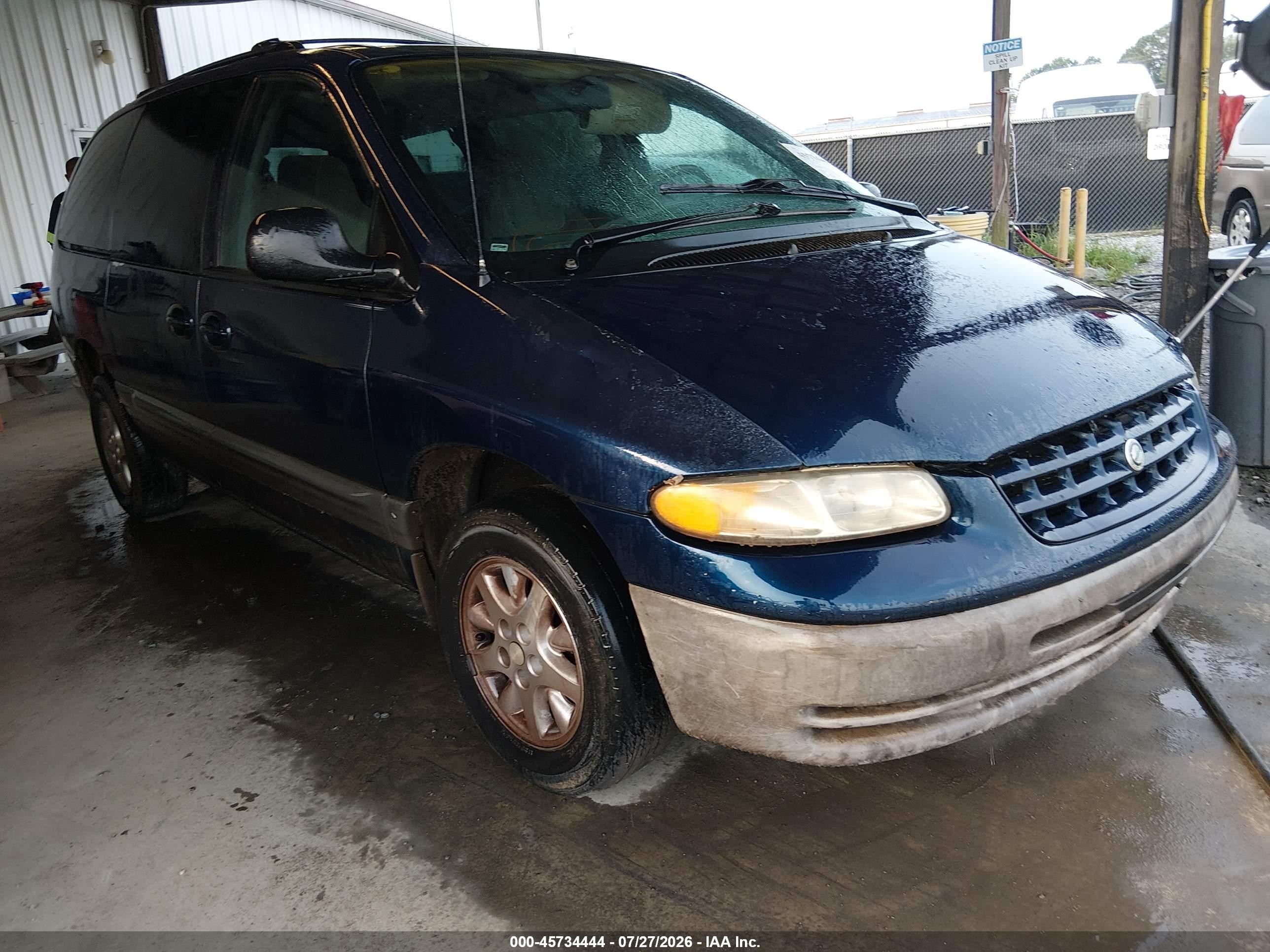 2000 Chrysler Grand Voyager Se Blue vin: 1C4GJ44G1YB628918