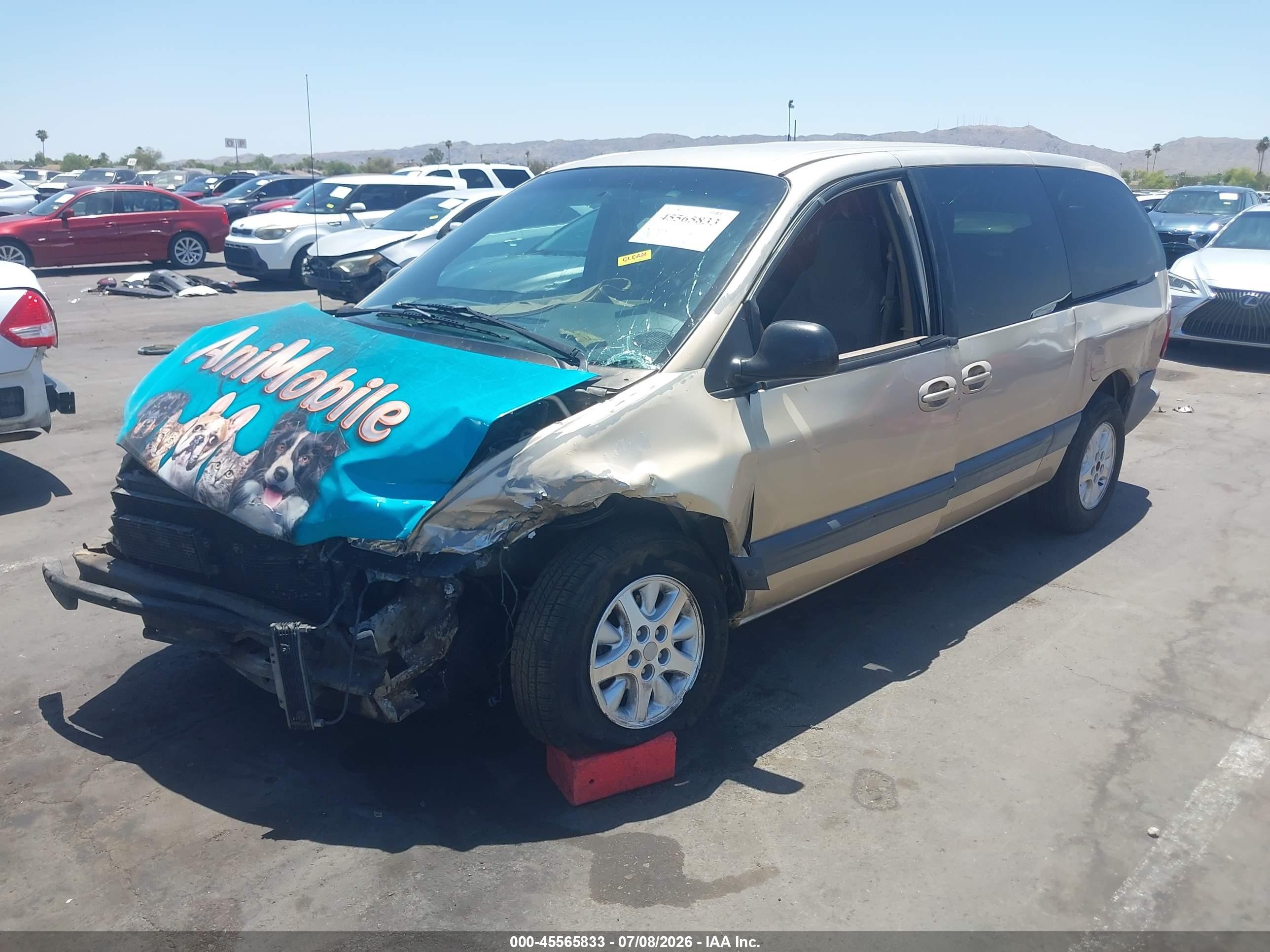 2000 Chrysler Grand Voyager Se Gold vin: 1C4GJ44G9YB787718