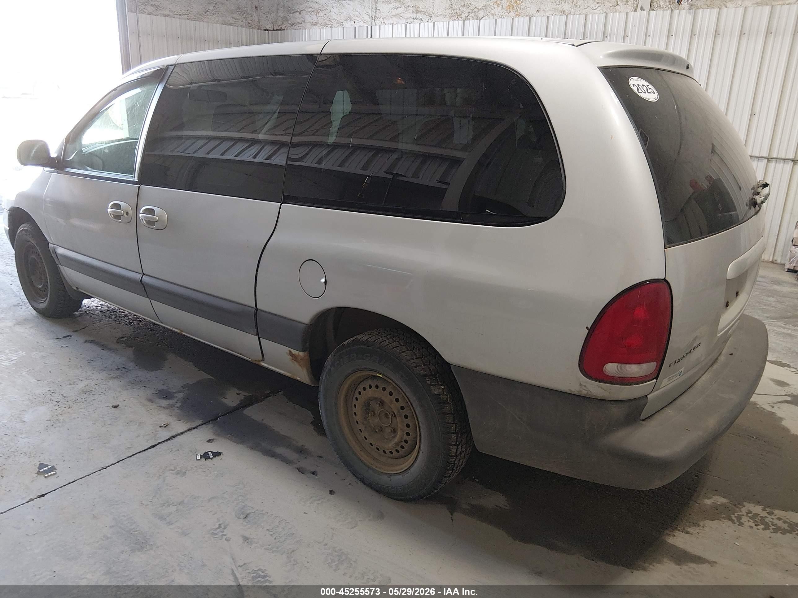 2000 Chrysler Grand Voyager Se Silver vin: 1C4GJ44GXYB747390