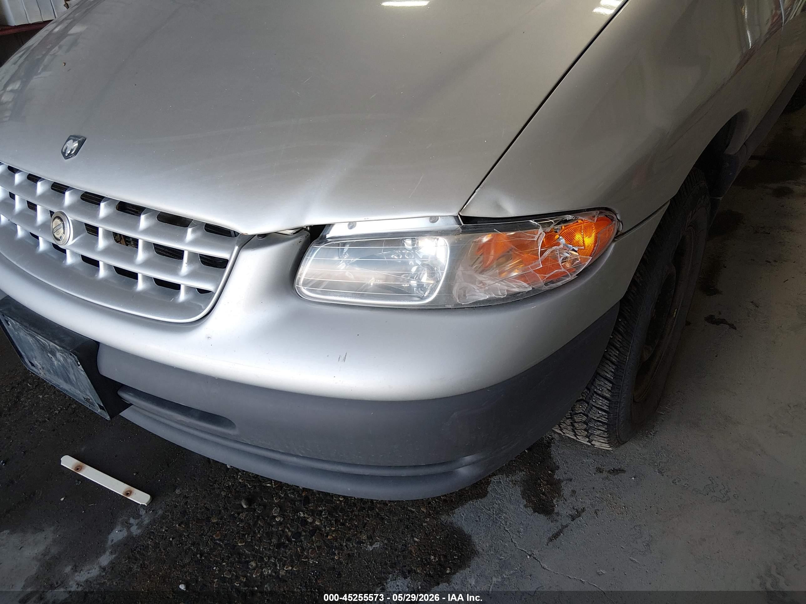 2000 Chrysler Grand Voyager Se Silver vin: 1C4GJ44GXYB747390