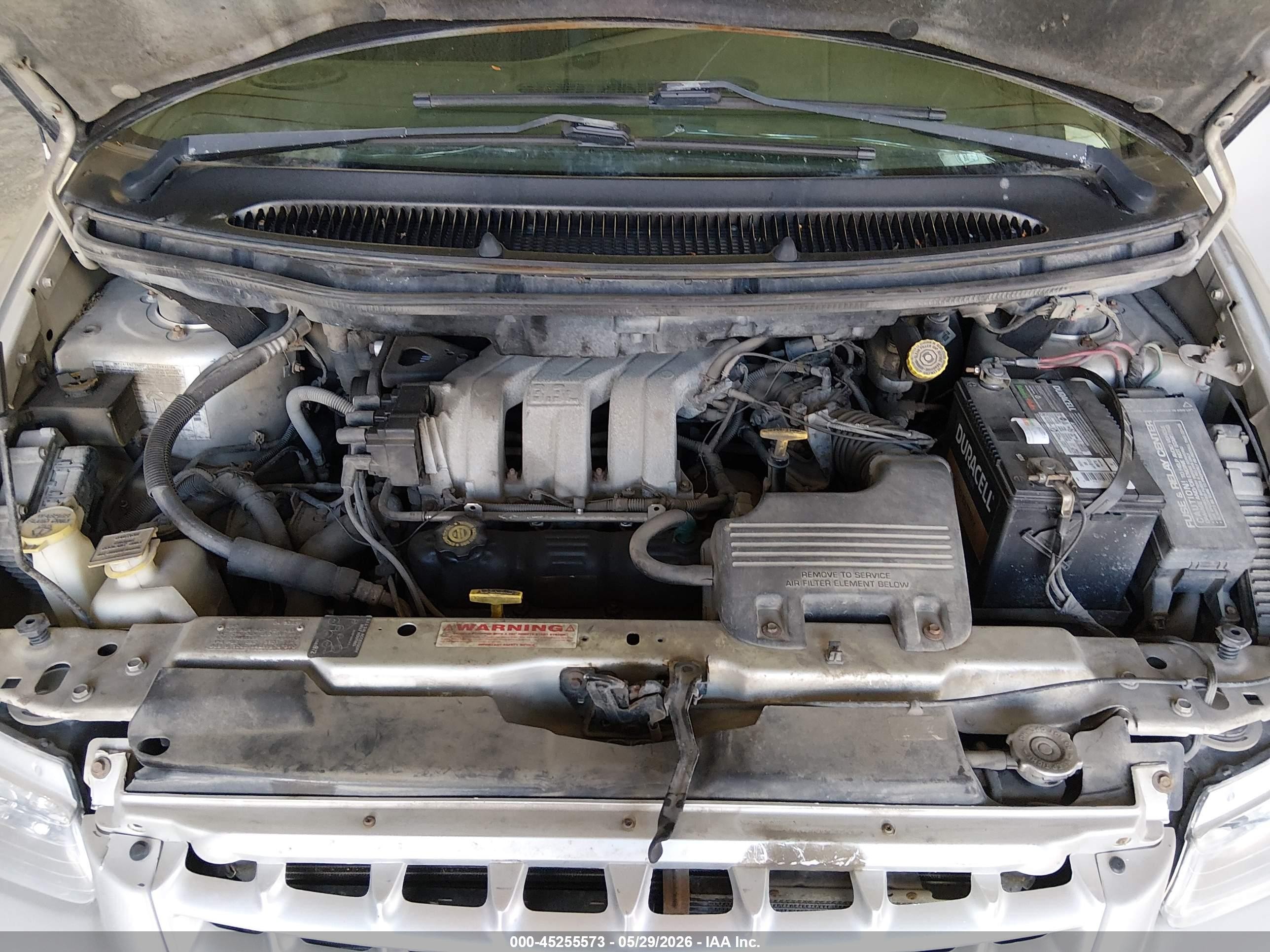2000 Chrysler Grand Voyager Se Silver vin: 1C4GJ44GXYB747390