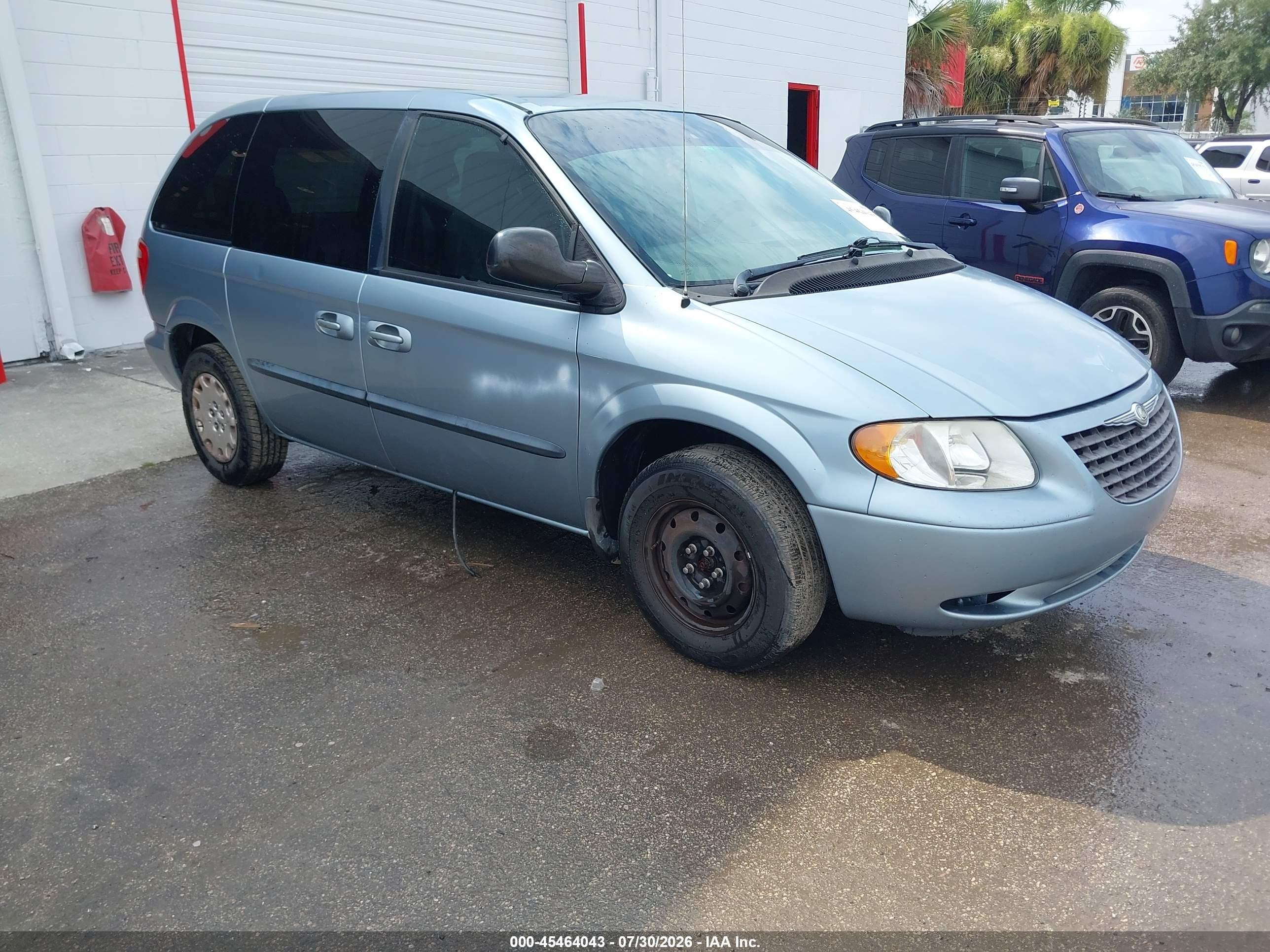 2003 Chrysler Voyager Lx Синий vin: 1C4GJ45353B197357